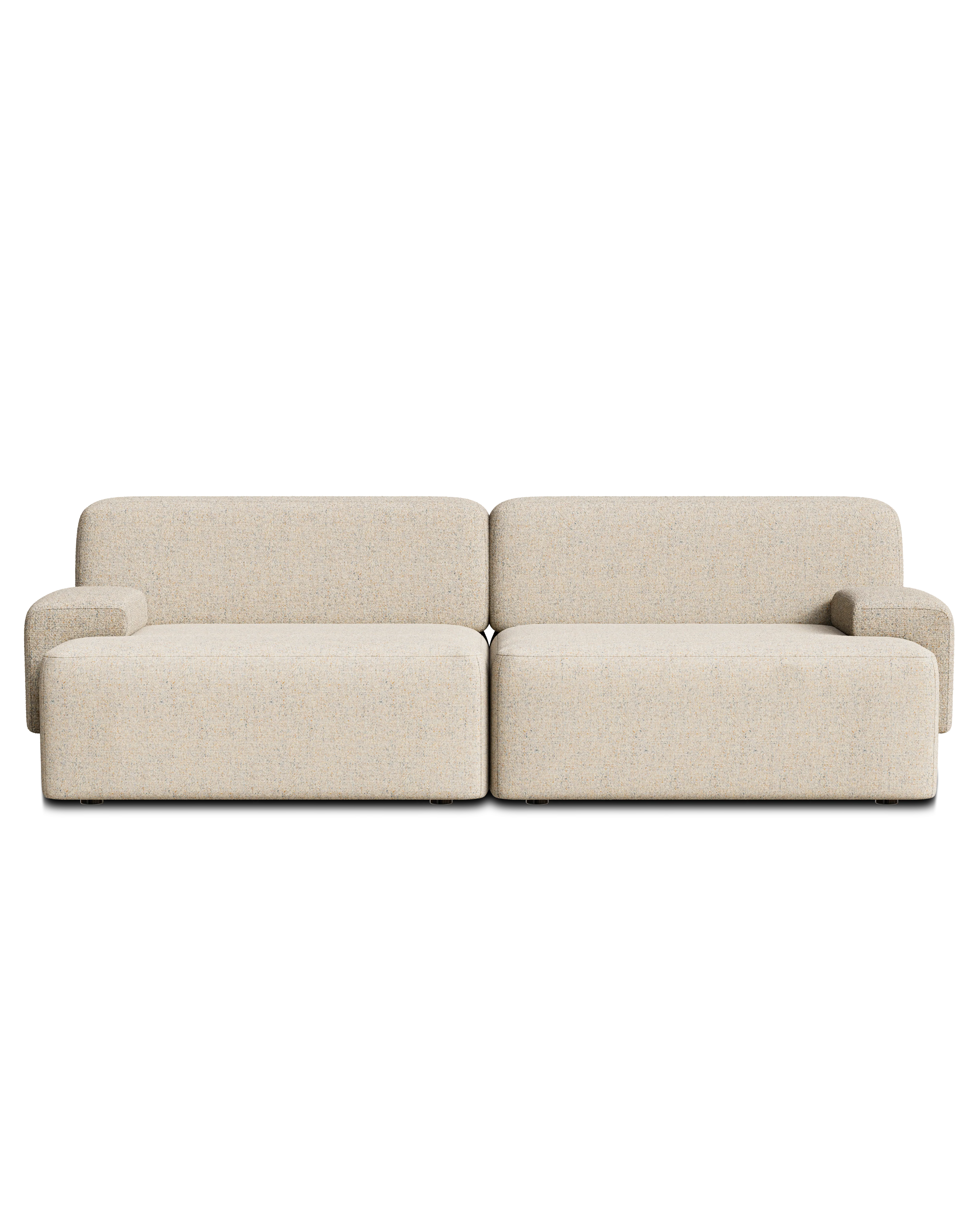 Sofa modułowa 2-osobowa UMI beżowy - Image 6