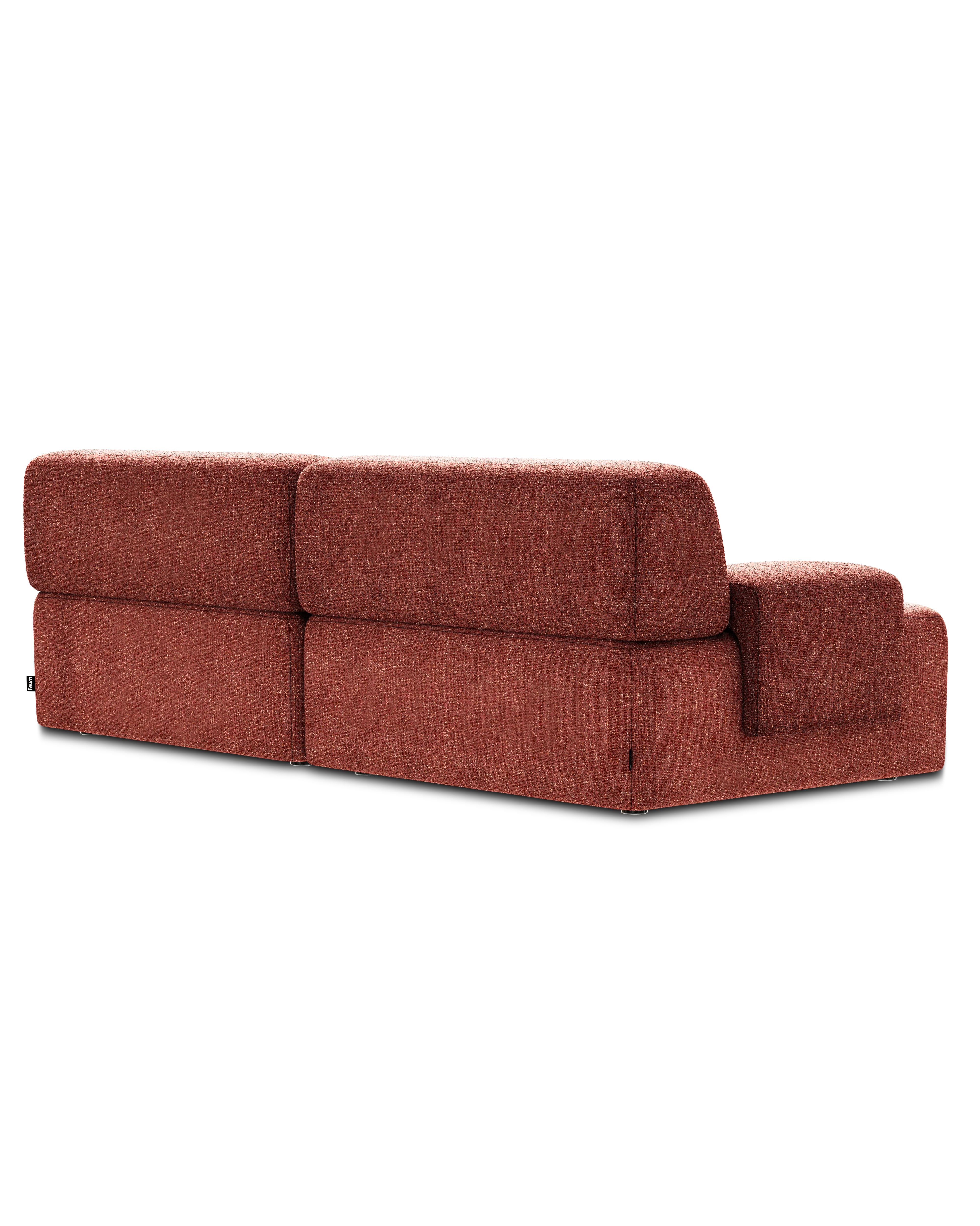 Sofa modułowa 2-osobowa UMI kasztanowy czerwony - Image 6