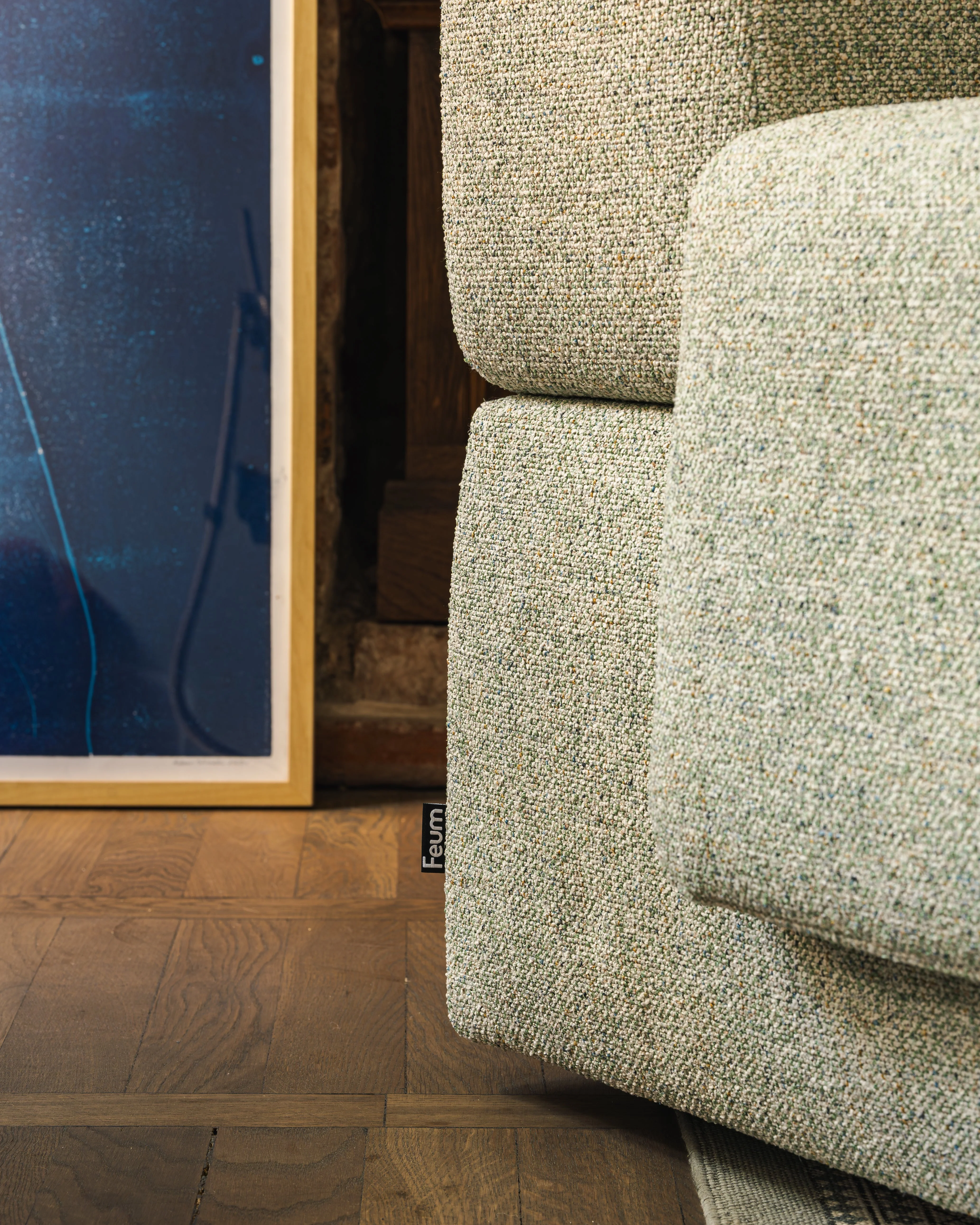 Sofa modułowa 3-osobowa UMI jasnozielony - Image 5
