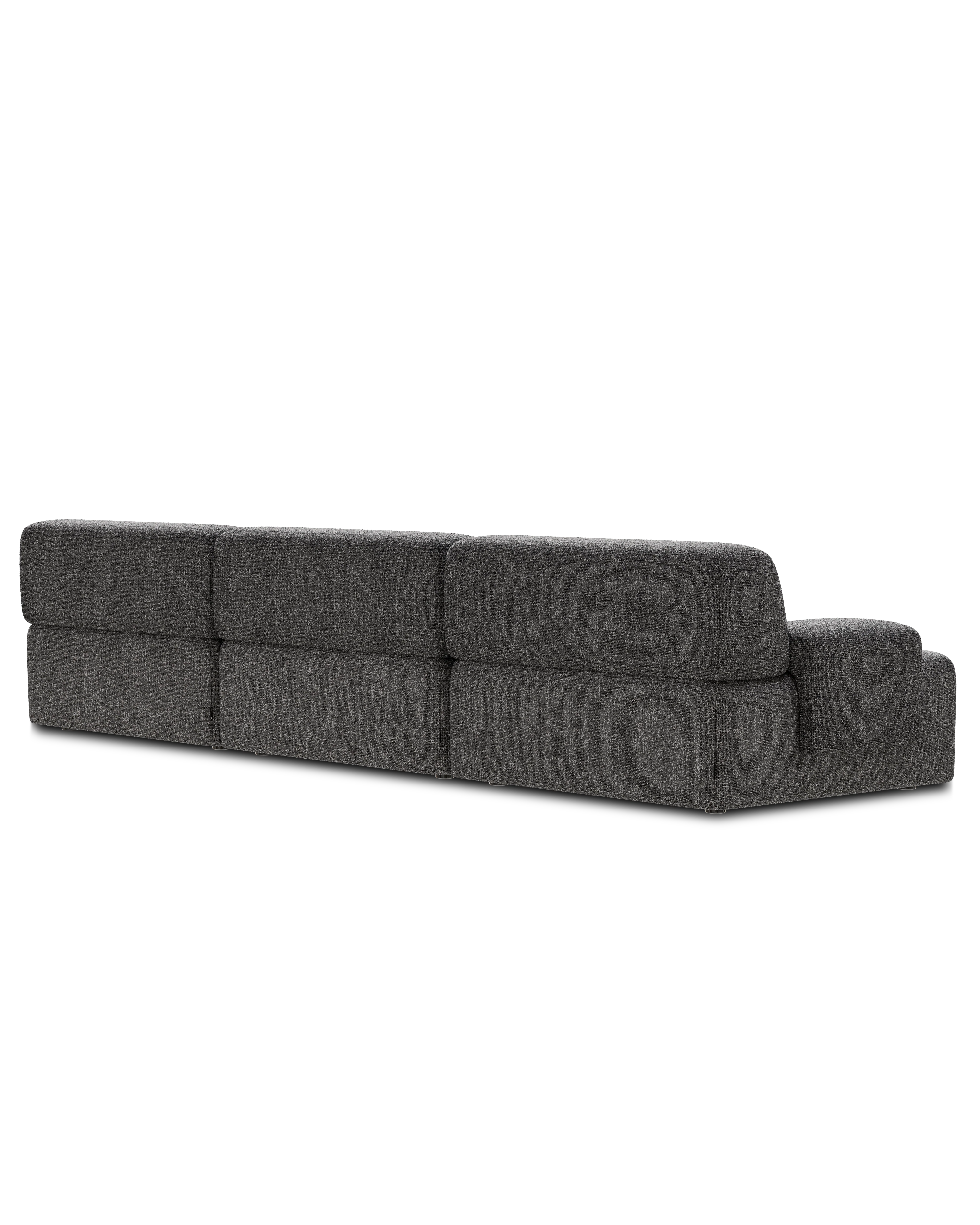 Sofa modułowa 3-osobowa UMI kamienna czerń - Image 5
