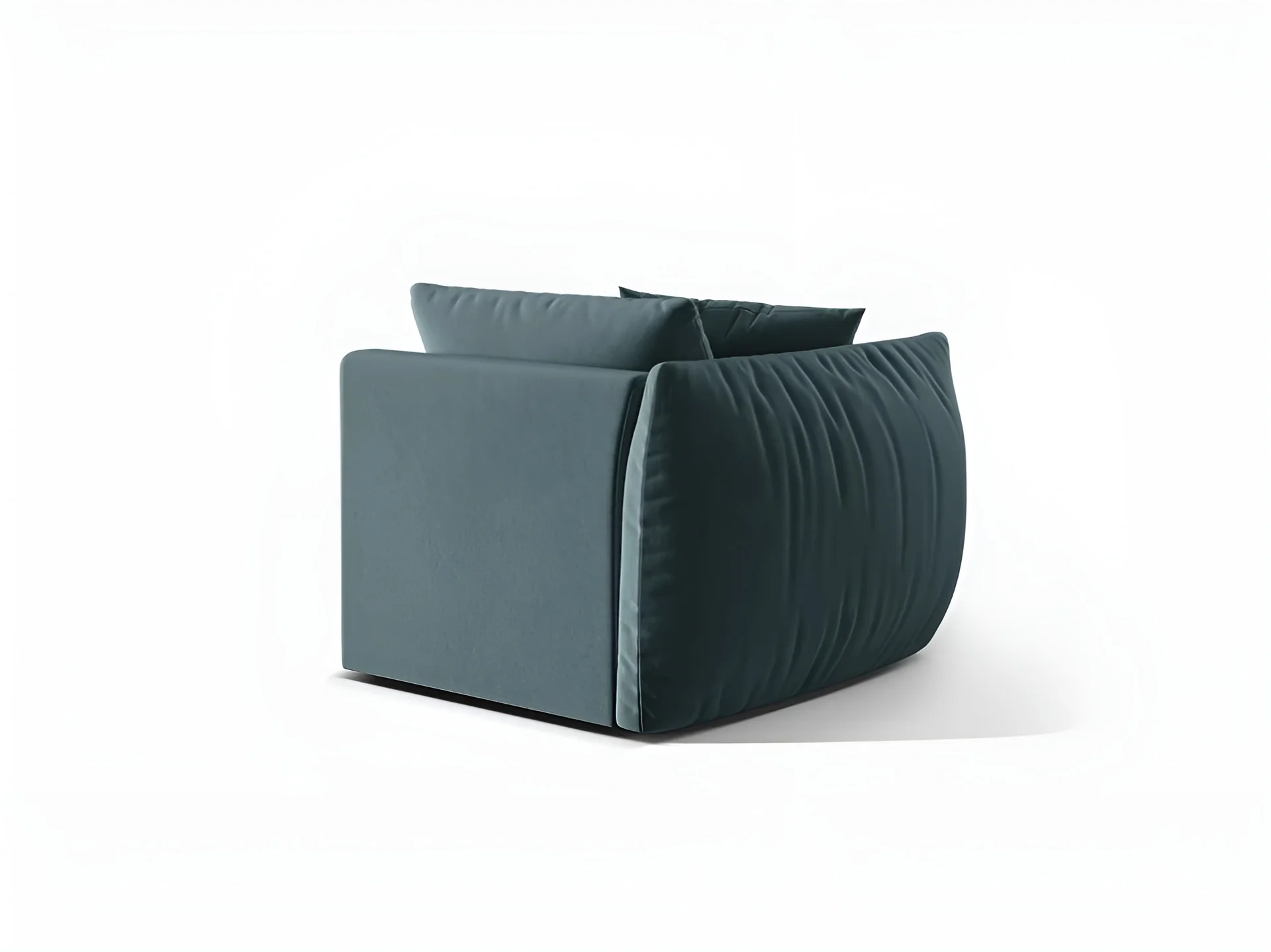 Sofa modułowa aksamitna CHRIS - element lewostronny jasnoniebieski - Image 4