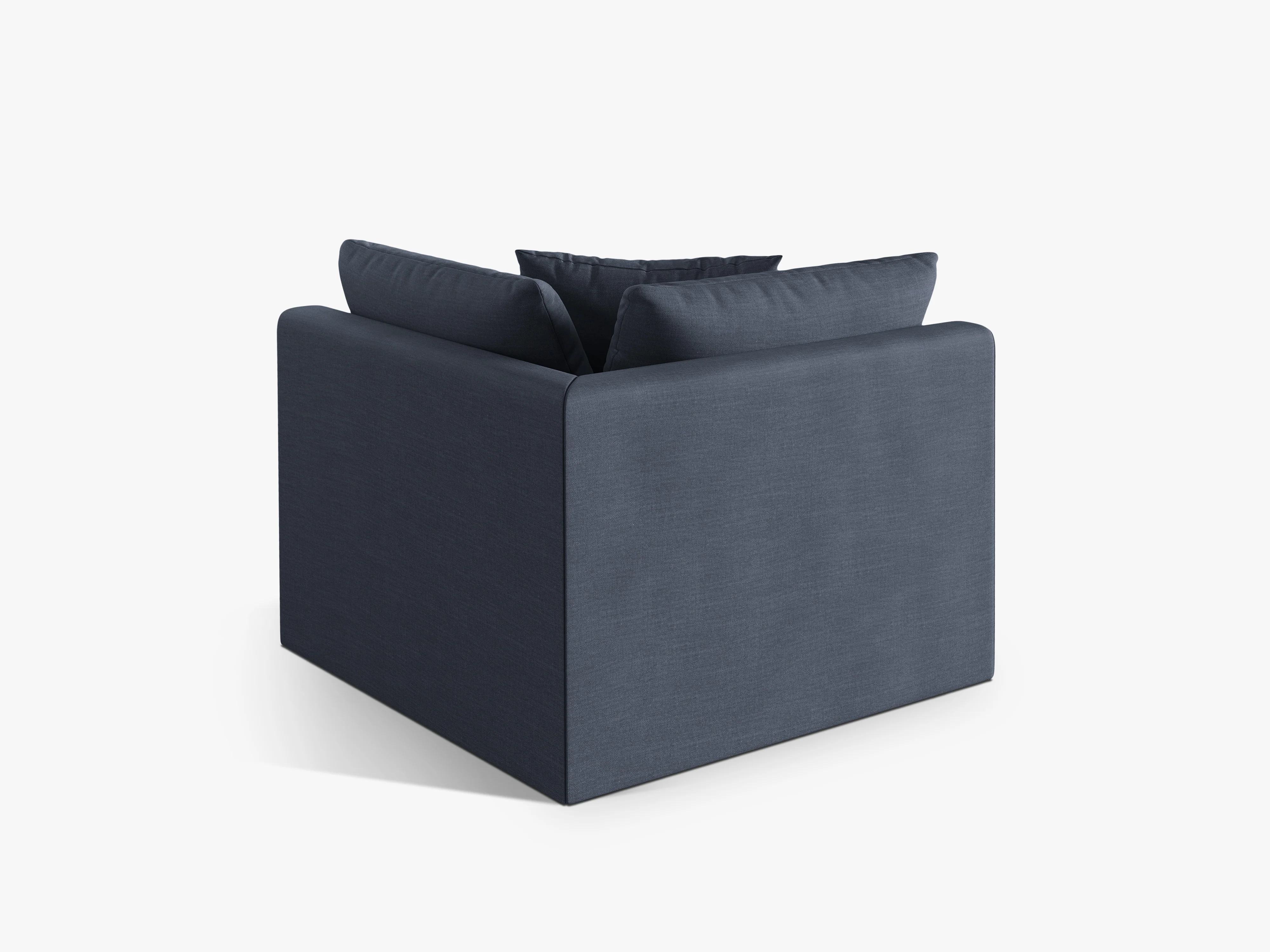Sofa modułowa CHRIS - element narożny jasnoniebieski szenil - Image 5