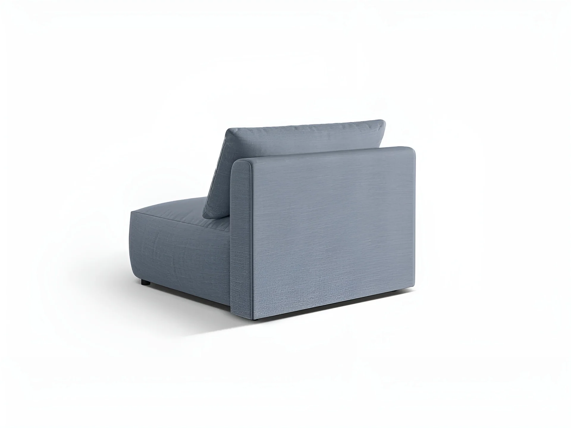 Sofa modułowa CHRIS - szeroki element środkowy jasnoniebieski szenil - Image 3