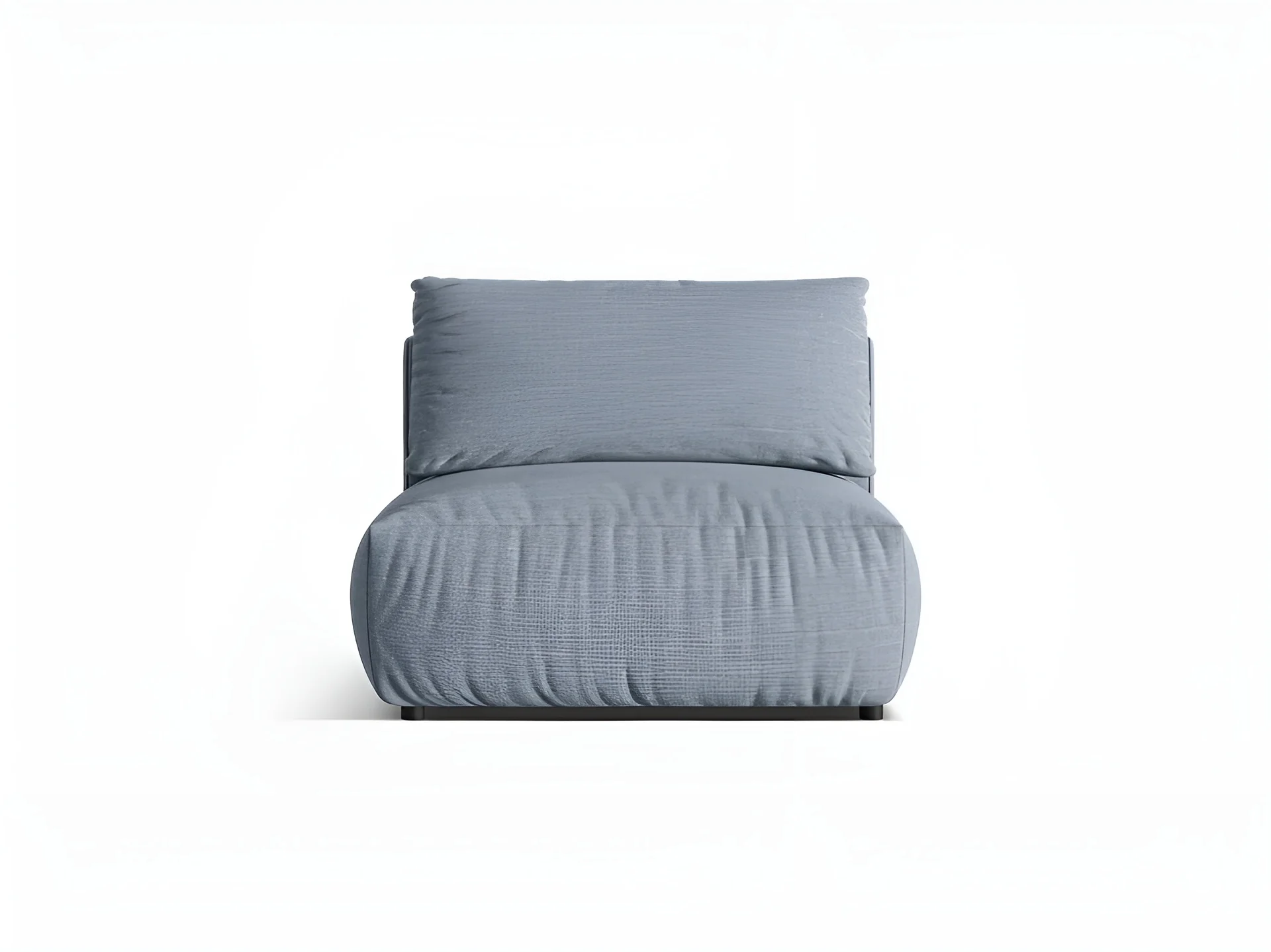 Sofa modułowa CHRIS - szeroki element środkowy jasnoniebieski szenil - Image 4