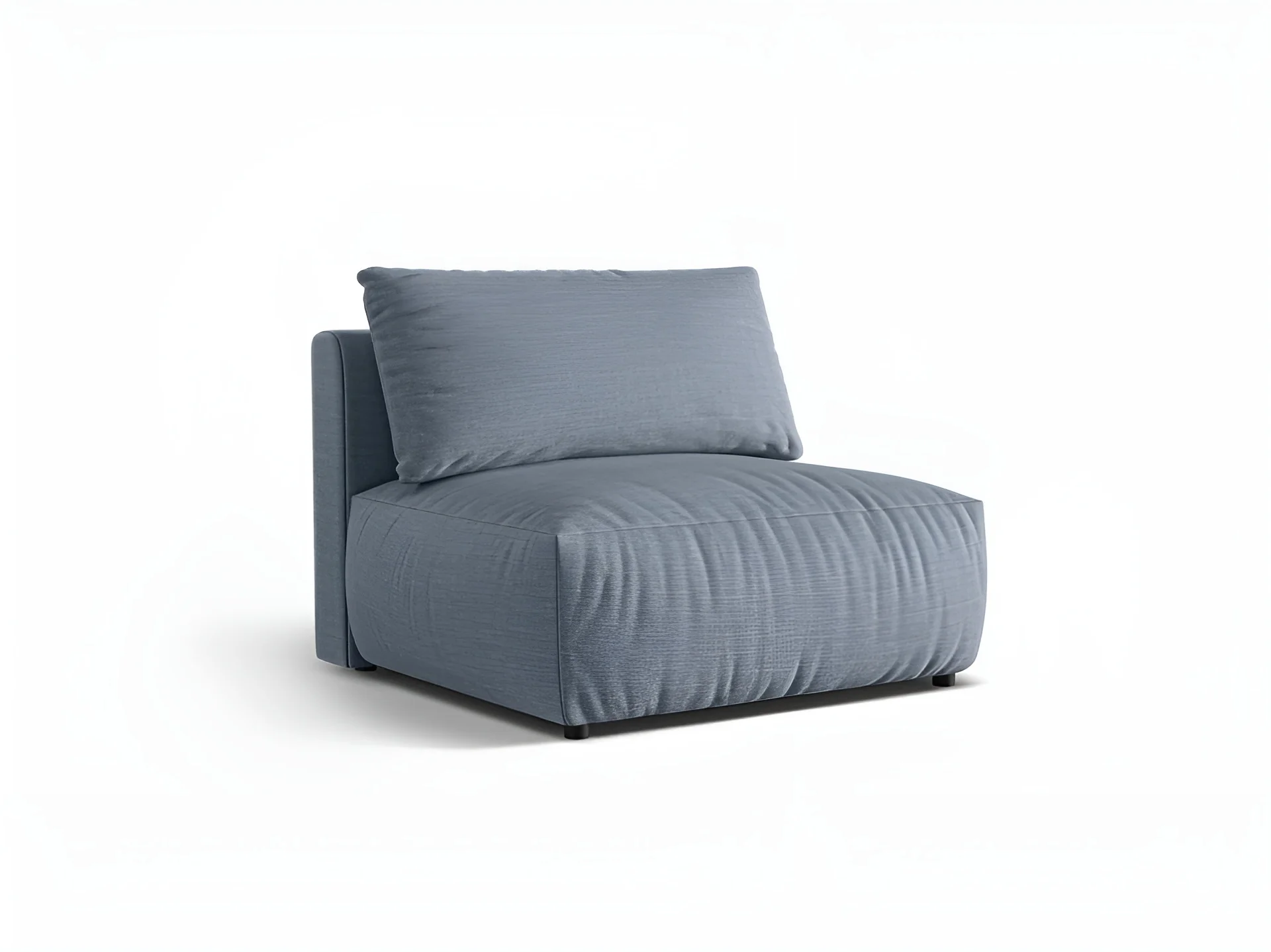 Sofa modułowa CHRIS - szeroki element środkowy jasnoniebieski szenil - Image 5