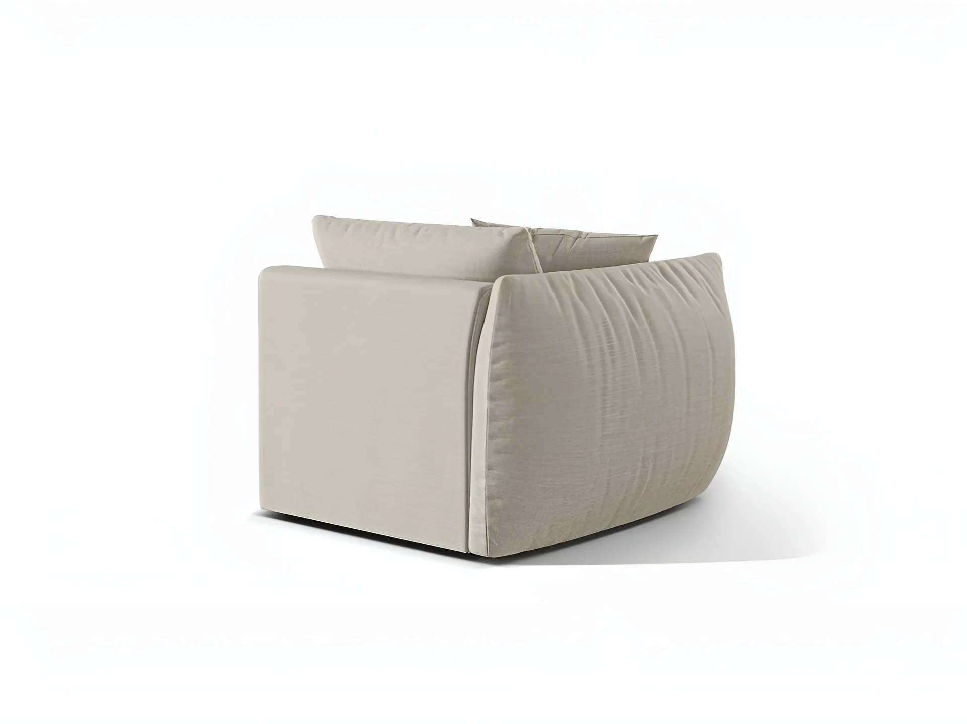 Sofa modułowa CHRIS - element lewostronny kremowy szenil - Image 3