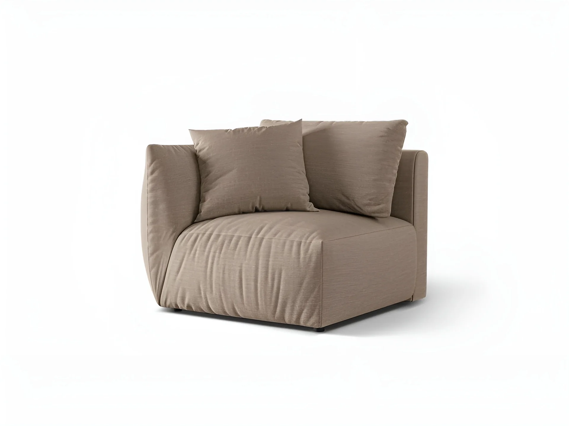 Sofa modułowa CHRIS - element lewostronny piaskowy szenil - Image 3