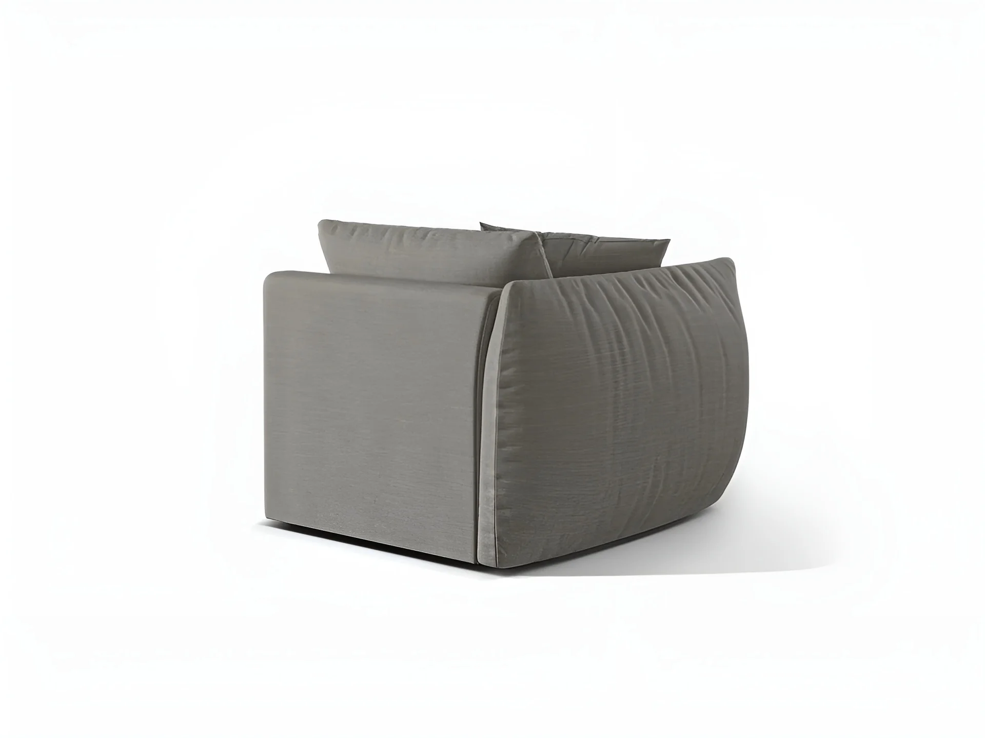 Sofa modułowa CHRIS - element lewostronny szary szenil - Image 3
