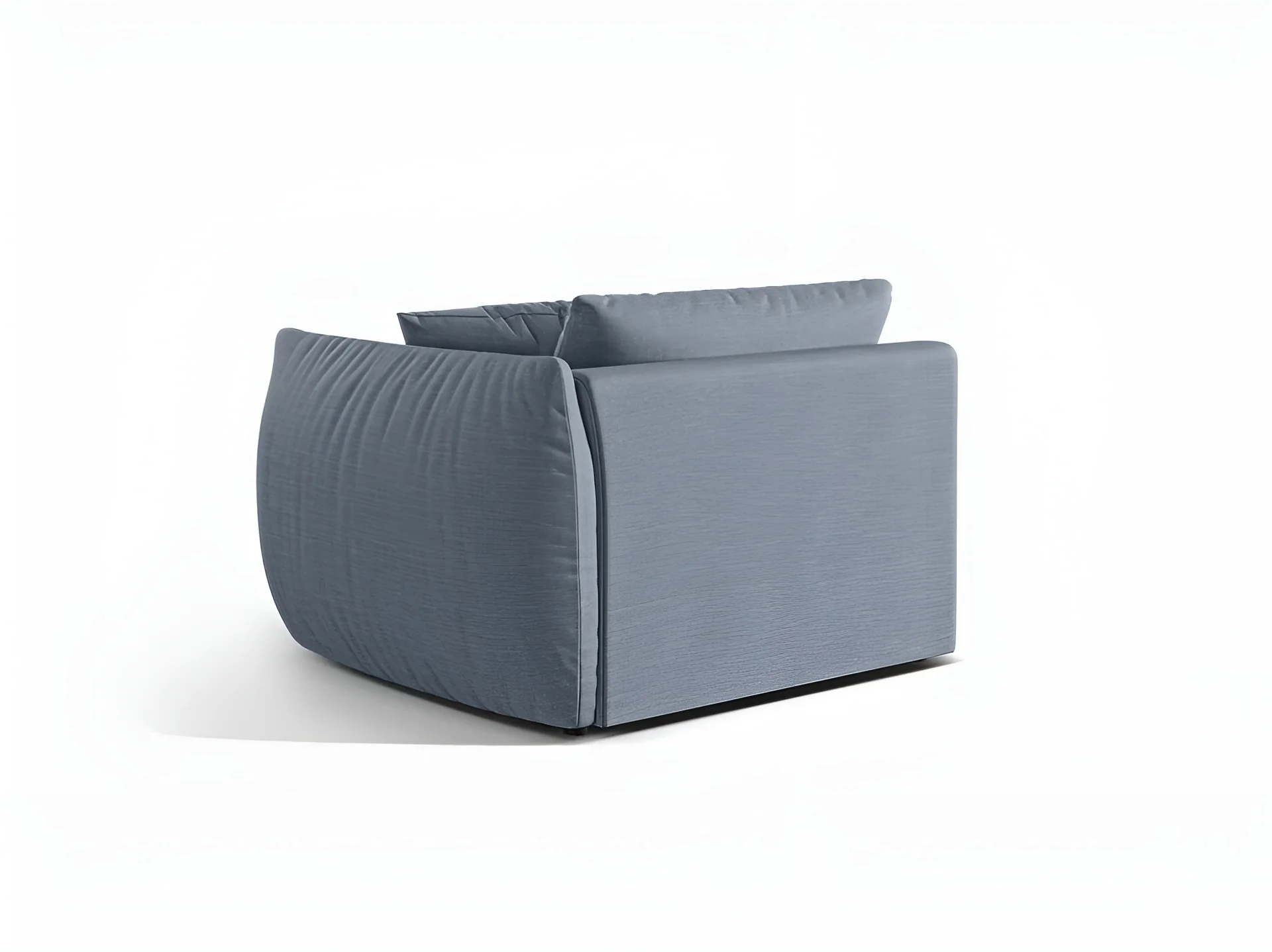 Sofa modułowa CHRIS - element szeroki prawostronny jasnoniebieski szenil - Image 3
