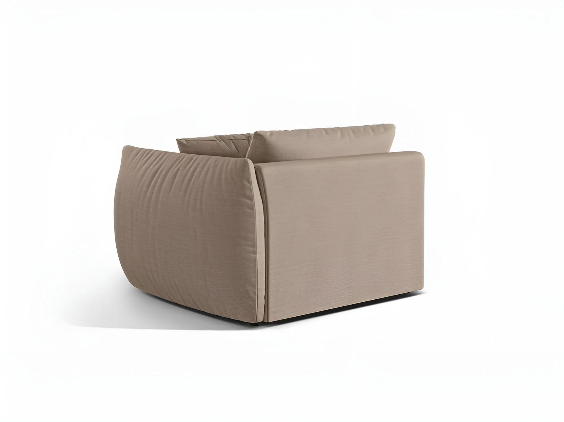 Sofa modułowa CHRIS - element szeroki prawostronny piaskowy szenil - Image 4