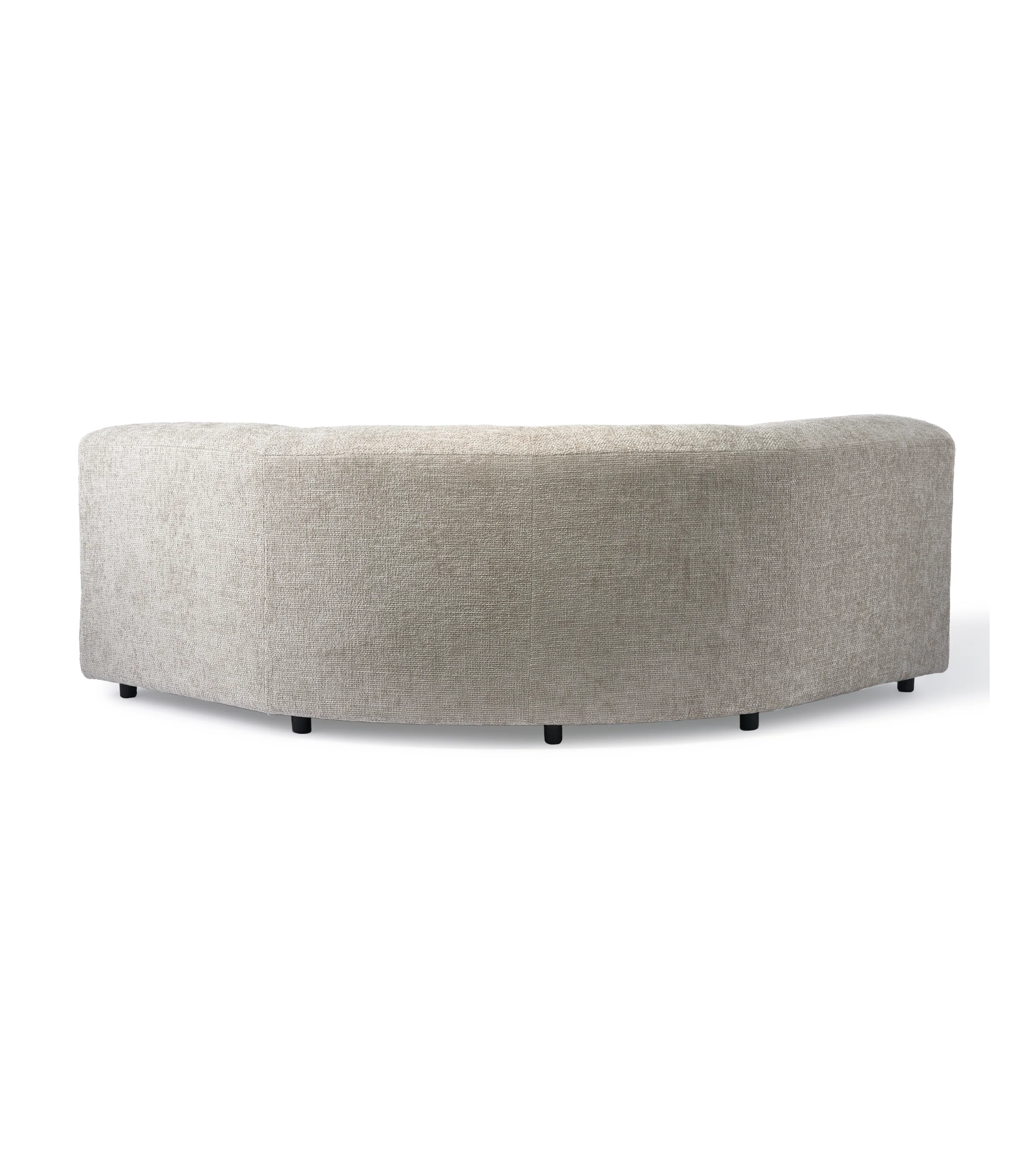 Sofa modułowa POLSPOTTEN - duży moduł narożny zaokrąglony ecri - Image 4