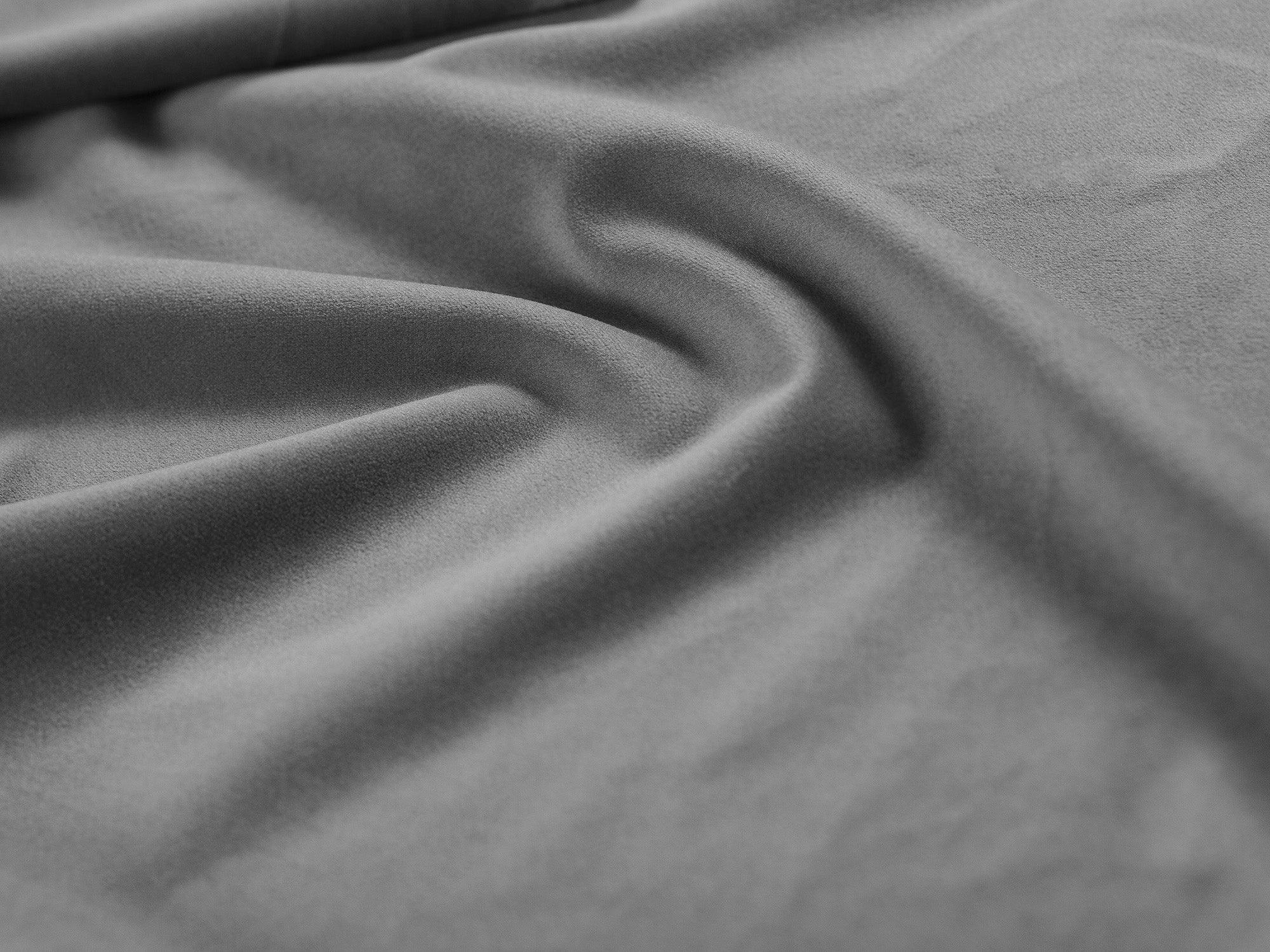 Sofa modułowa aksamitna prawostronna LUPINE szary - element końcowy - Image 5