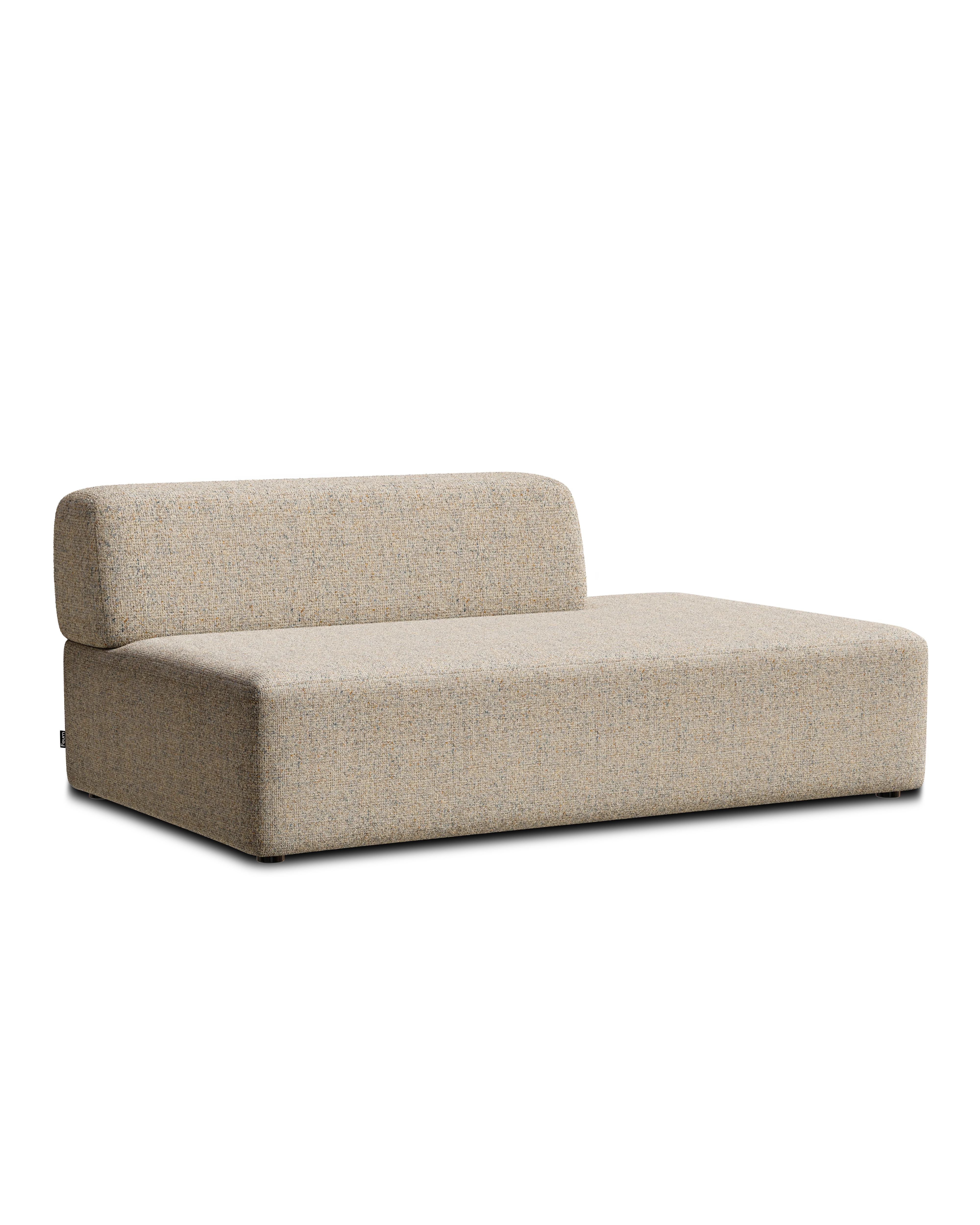 Sofa modułowa UMI - element otwarty lewostronny beżowy - Image 3
