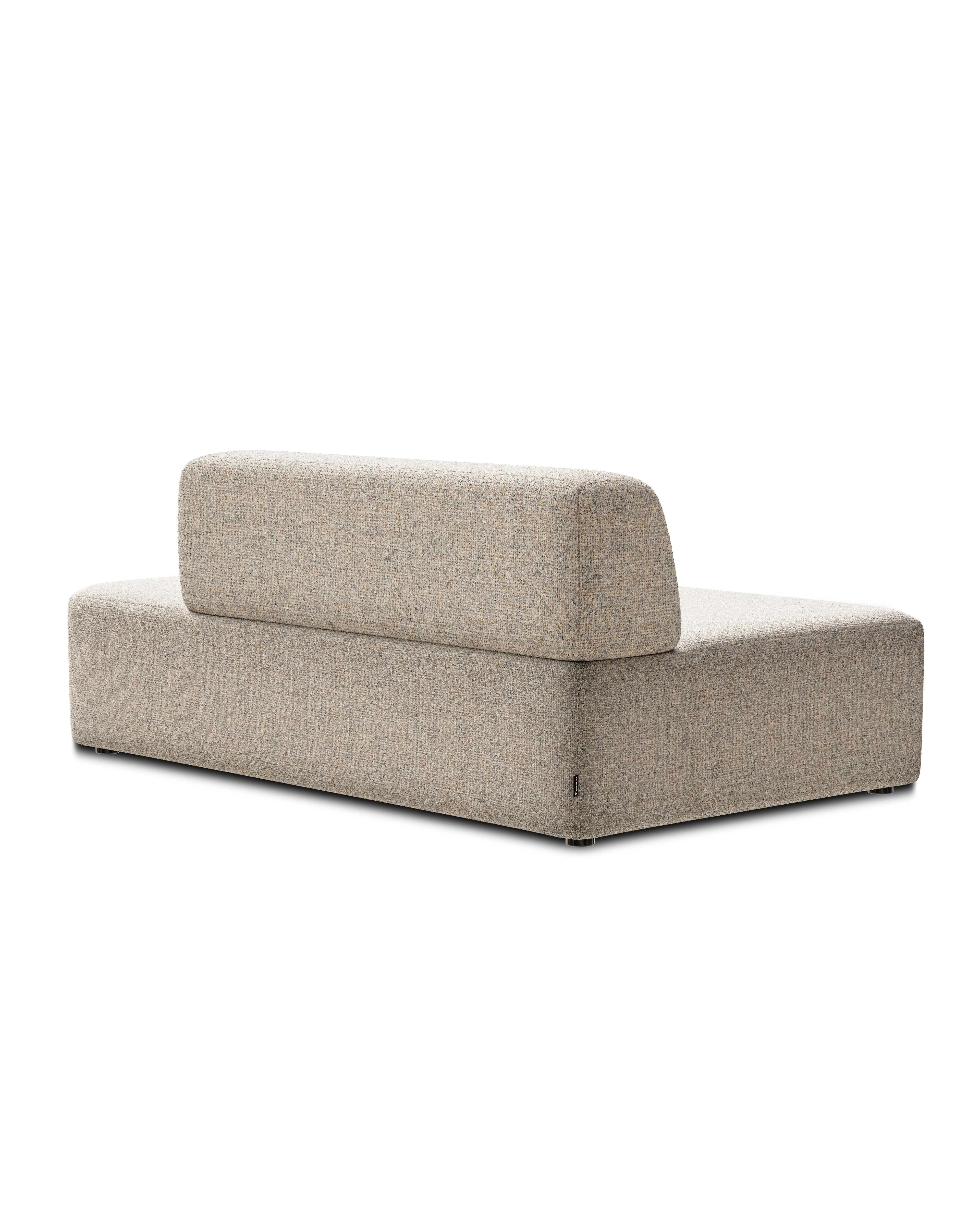 Sofa modułowa UMI - element otwarty lewostronny beżowy - Image 4
