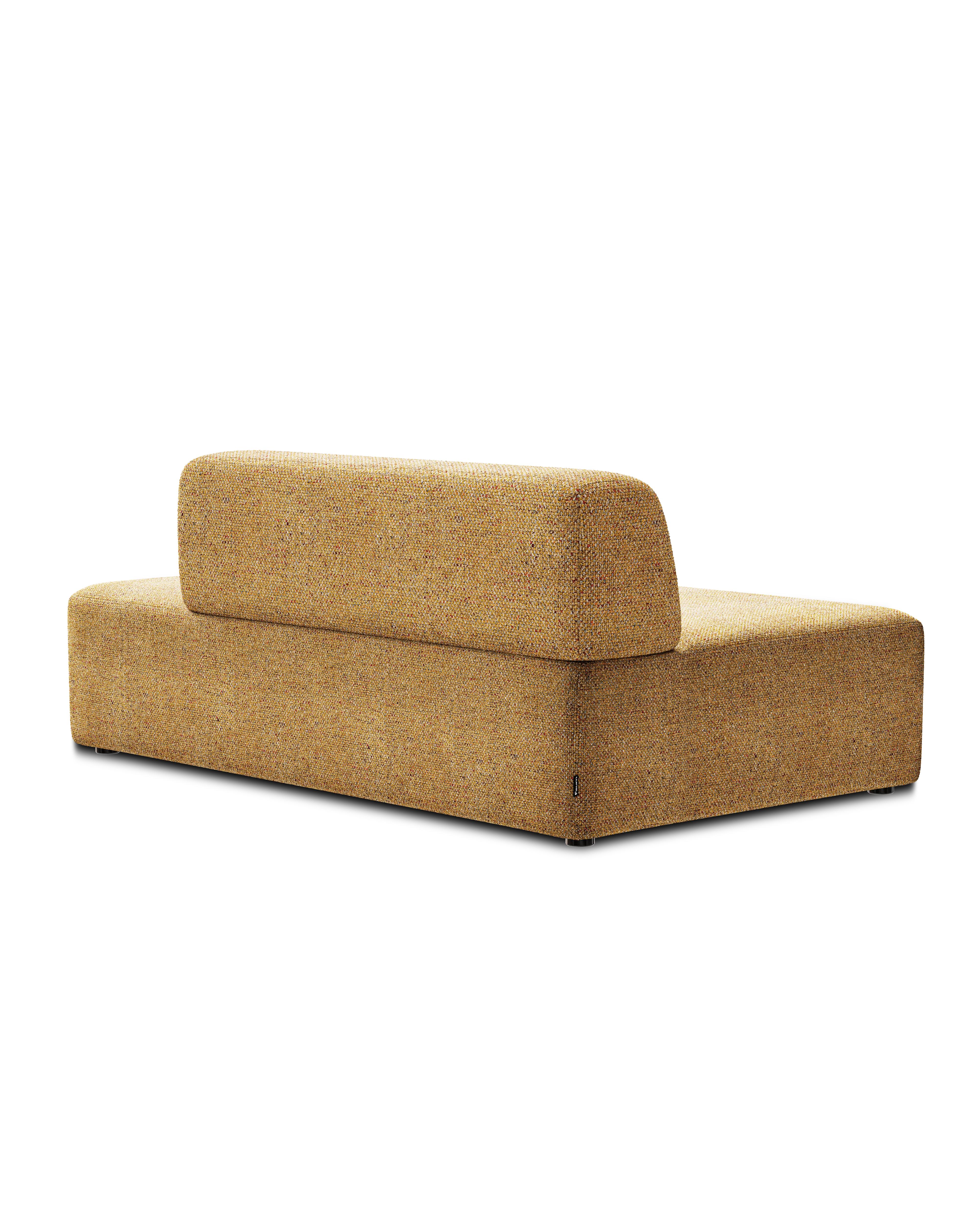 Sofa modułowa UMI - element otwarty lewostronny jesienny pomarańczowy - Image 4