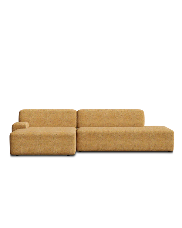 Sofa modułowa UMI - element otwarty lewostronny jesienny pomarańczowy - Image 5