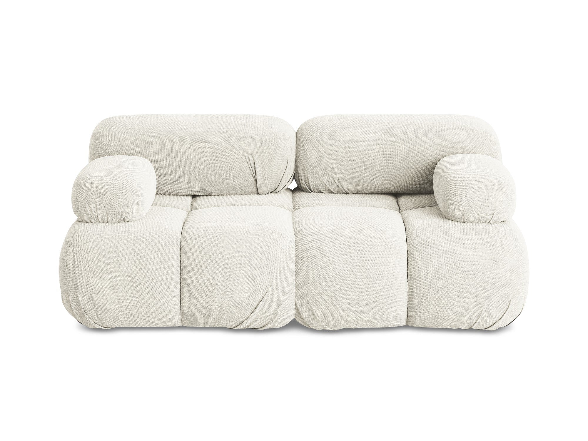 Sofa modułowa 2-osobowa LOKUA biały szenil - Image 3