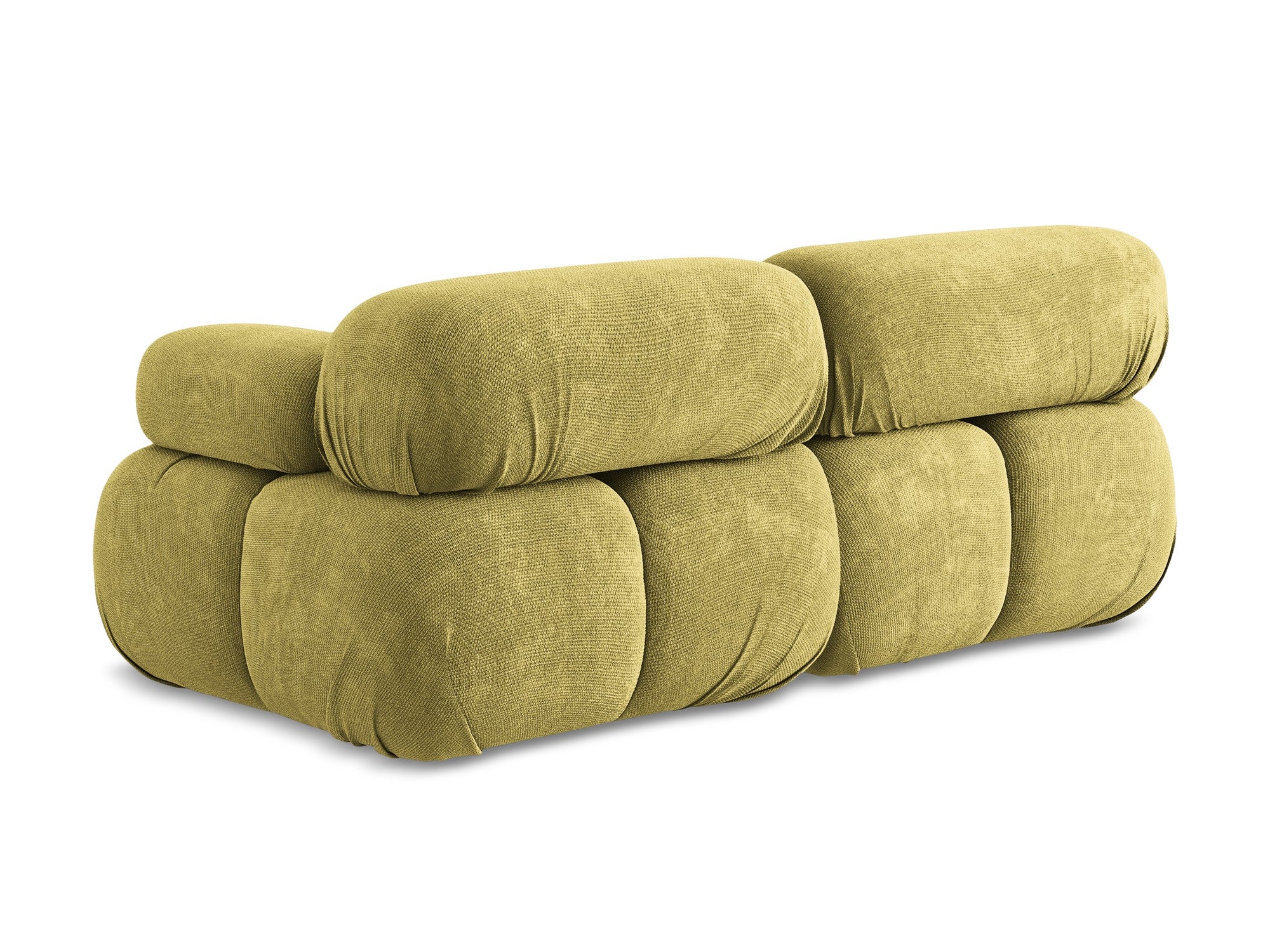 Sofa modułowa 2-osobowa LOKUA limonkowy zielony szenil - Image 6