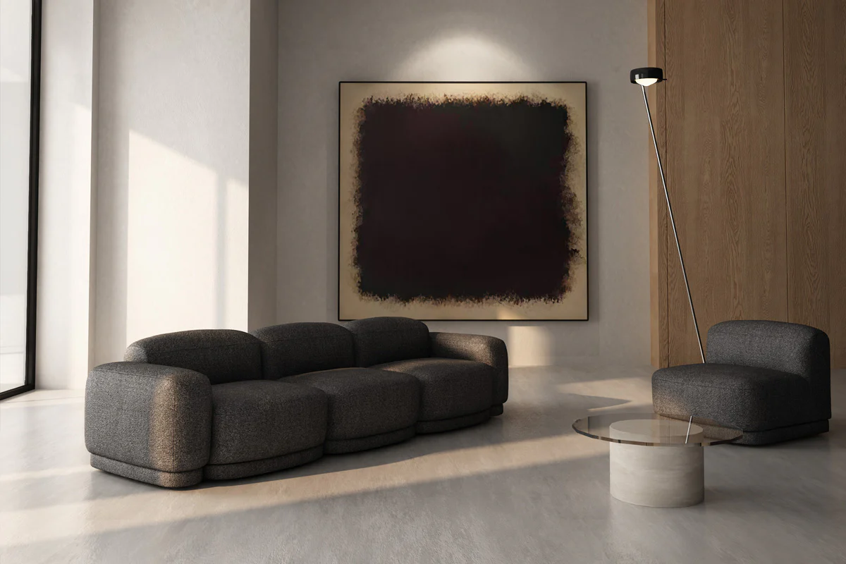 Sofa modułowa 3-osobowa REM tapicerowany - Image 6
