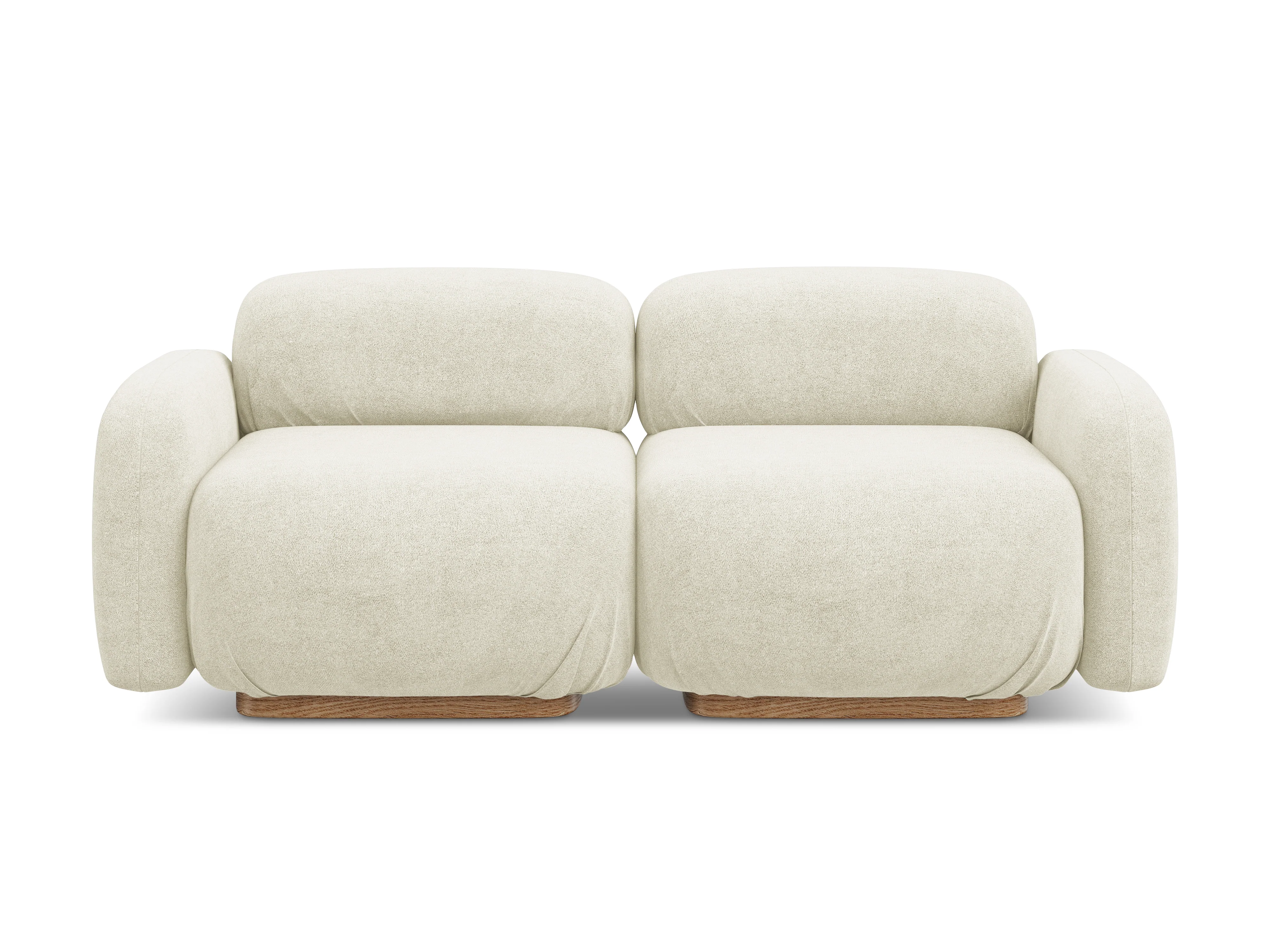 Sofa modułowa 3-osobowa AILANI ecru boucle - Image 3
