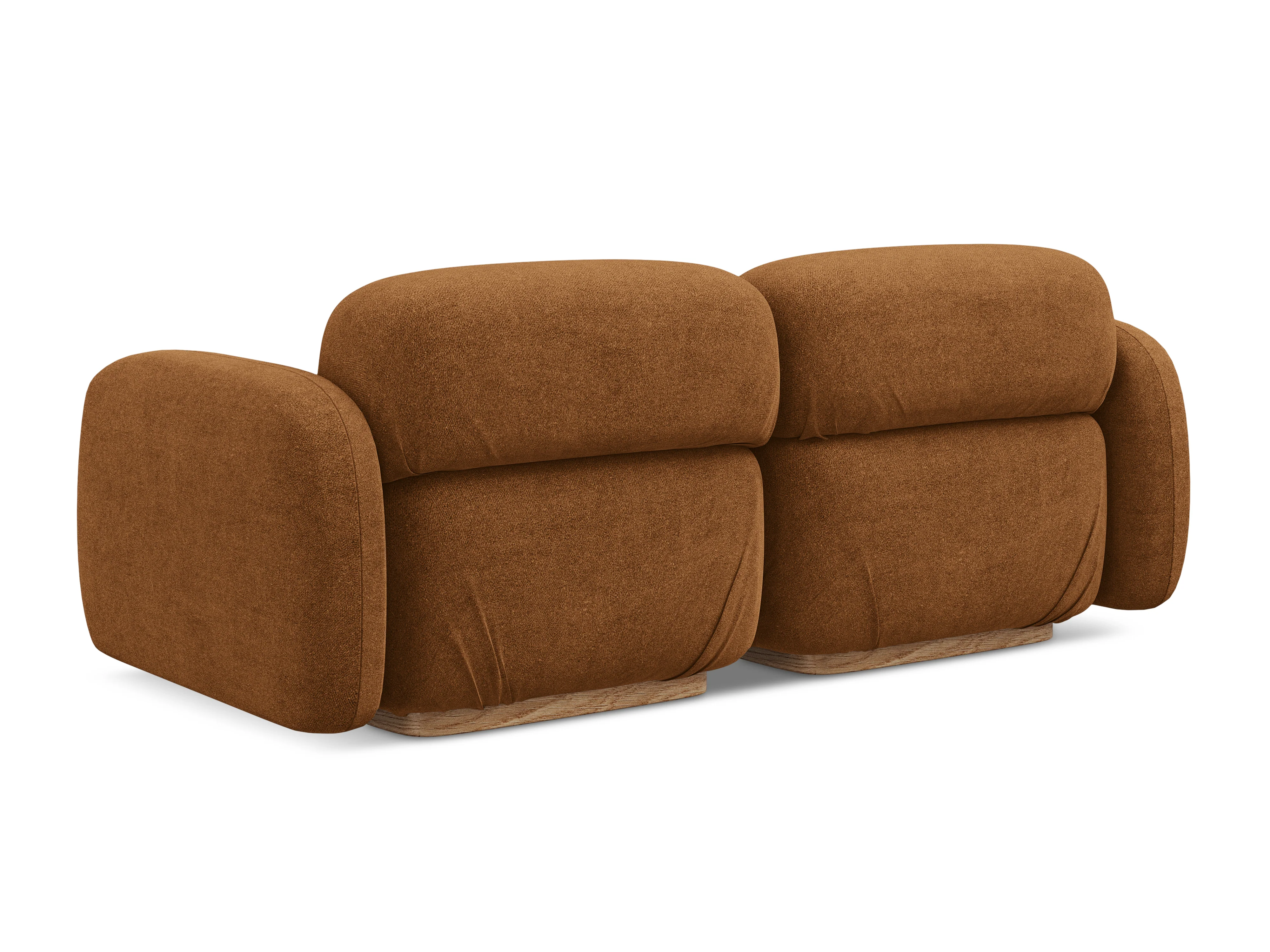 Sofa modułowa 3-osobowa AILANI terakota boucle - Image 4