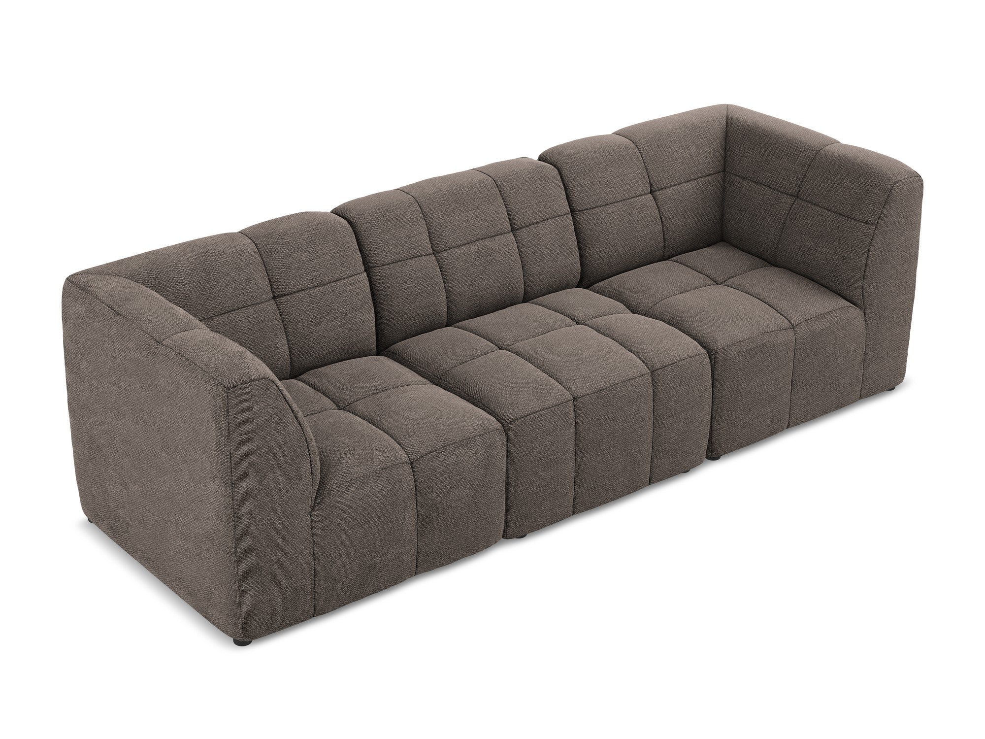 Sofa modułowa 3-osobowa ALOHA czekoladowy boucle - Image 3