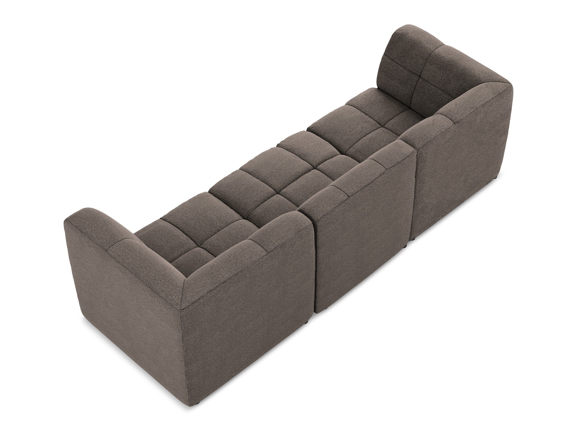 Sofa modułowa 3-osobowa ALOHA czekoladowy boucle - Image 4