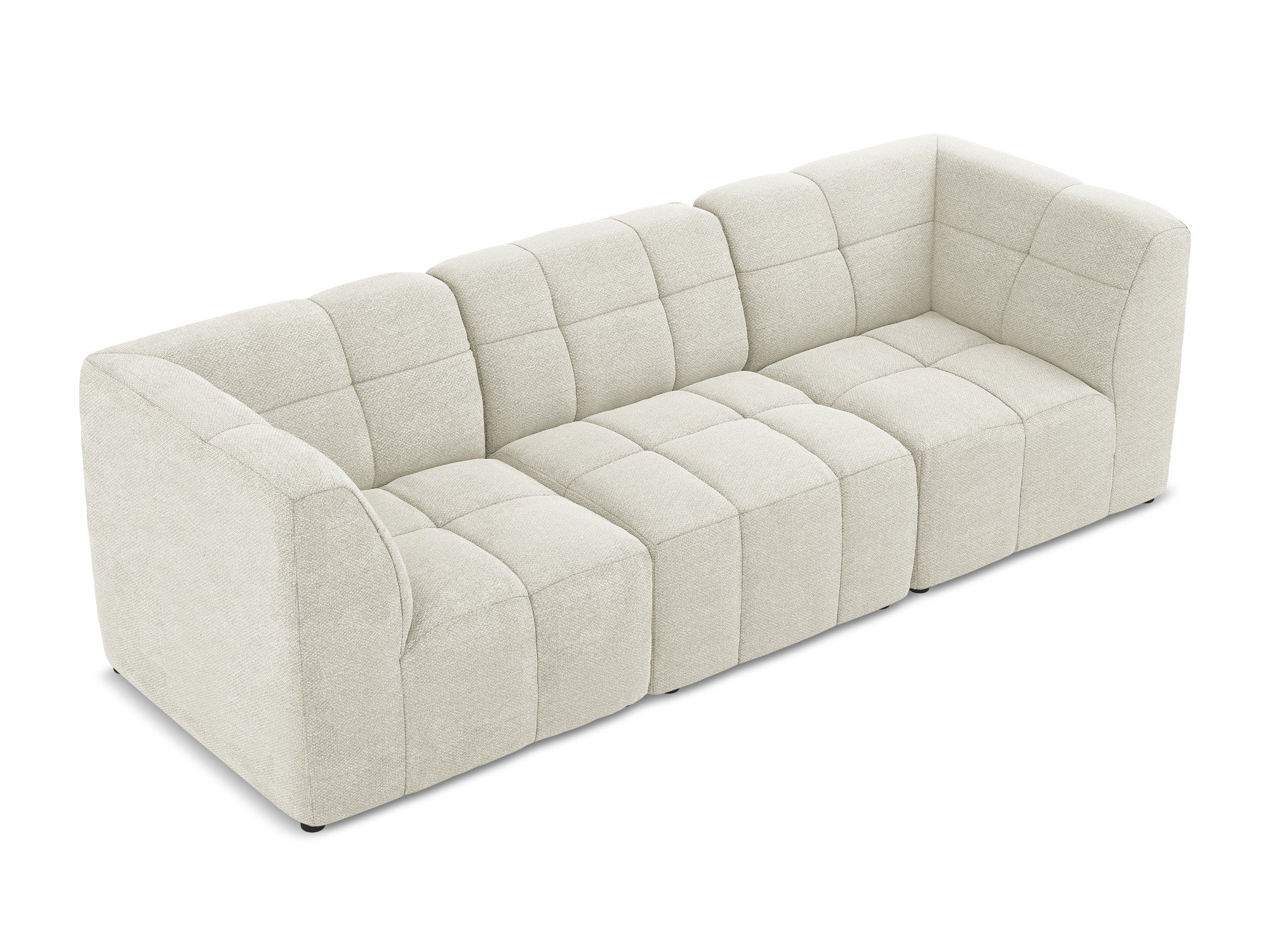 Sofa modułowa 3-osobowa ALOHA piaskowy boucle - Image 3