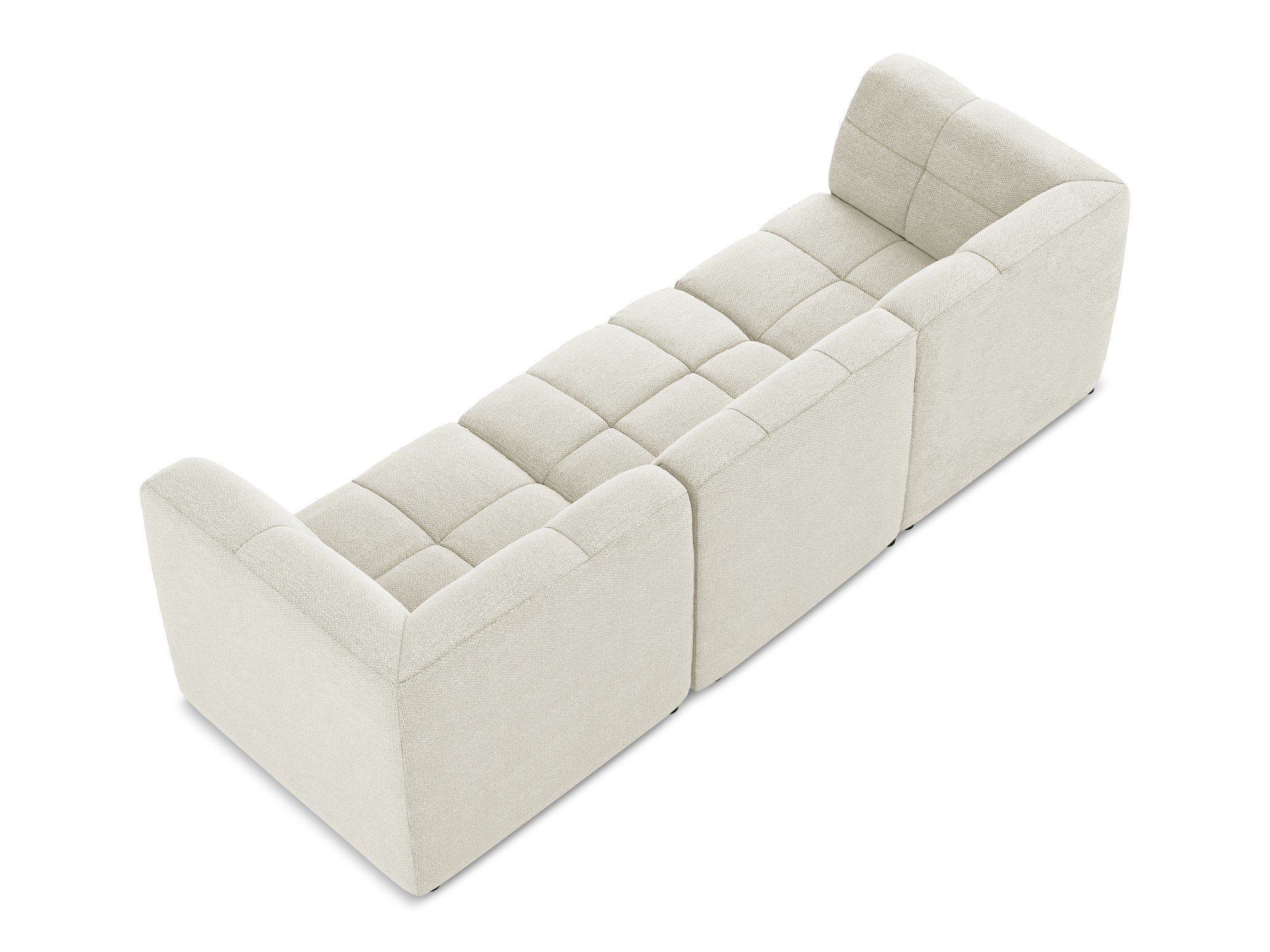 Sofa modułowa 3-osobowa ALOHA piaskowy boucle - Image 4