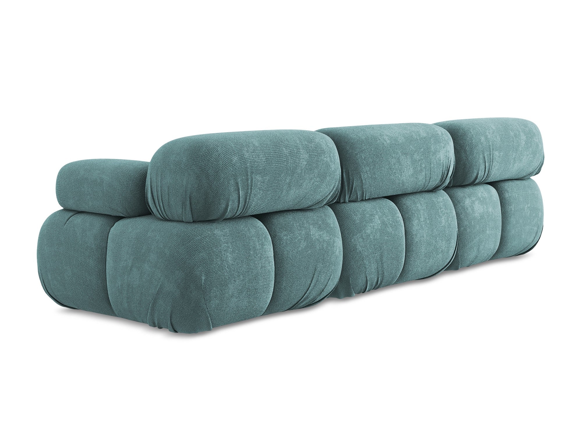 Sofa modułowa 3-osobowa LOKUA dżinsowy niebieski szenil - Image 6