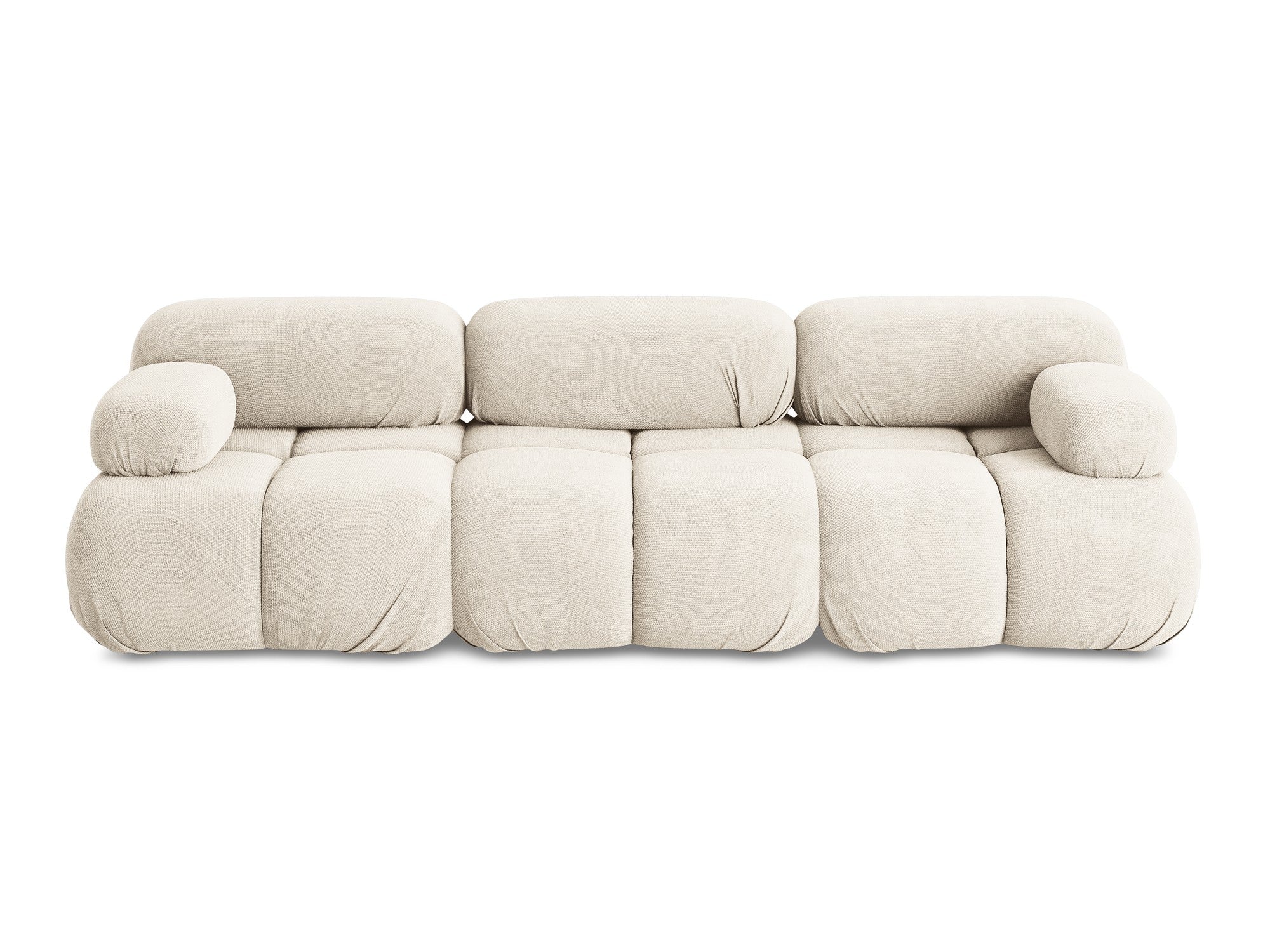 Sofa modułowa 3-osobowa LOKUA jasnobeżowy szenil - Image 3