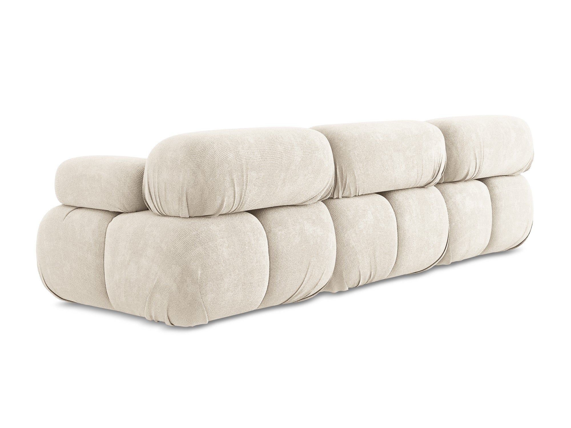Sofa modułowa 3-osobowa LOKUA jasnobeżowy szenil - Image 6