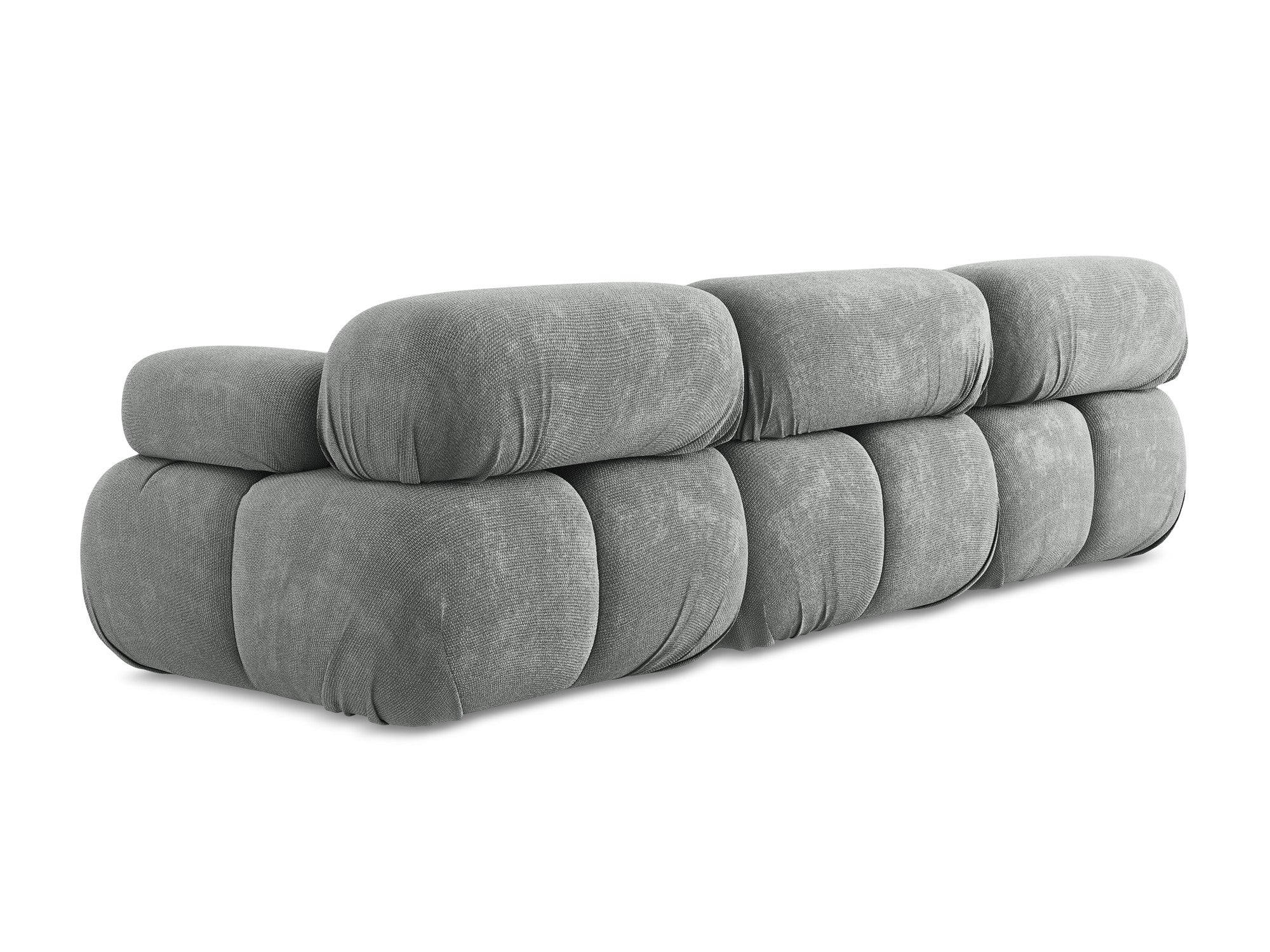 Sofa modułowa 3-osobowa LOKUA szary szenil - Image 6