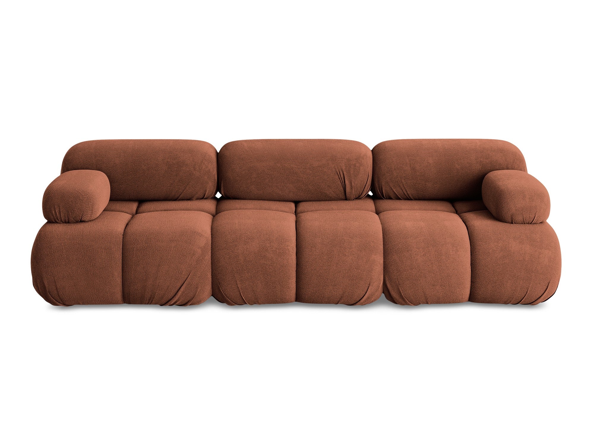 Sofa modułowa 3-osobowa LOKUA terakota szenil - Image 3