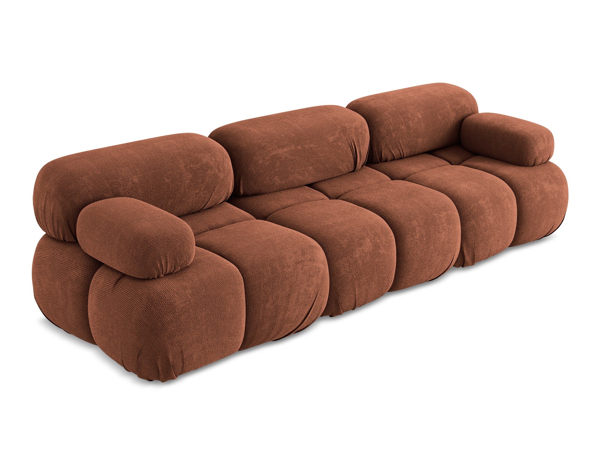 Sofa modułowa 3-osobowa LOKUA terakota szenil - Image 4