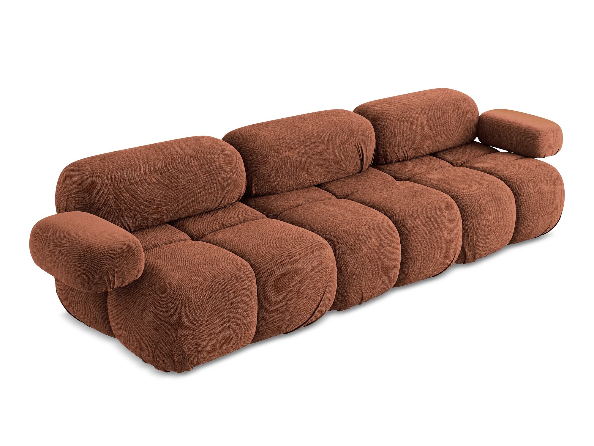Sofa modułowa 3-osobowa LOKUA terakota szenil - Image 5