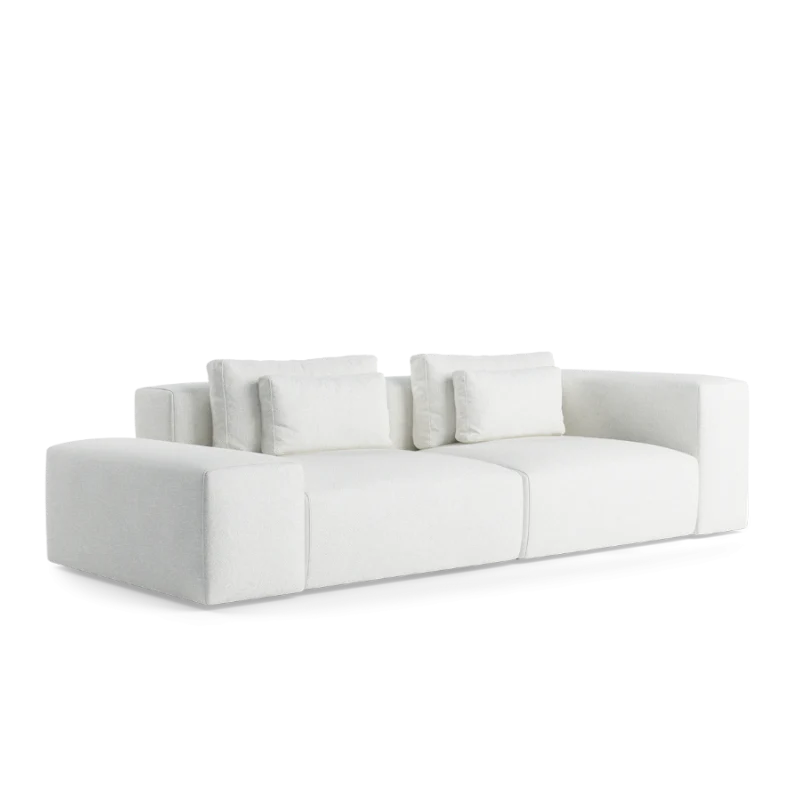 Sofa modułowa 4-osobowa prawostronna FLAVIO tapicerowany