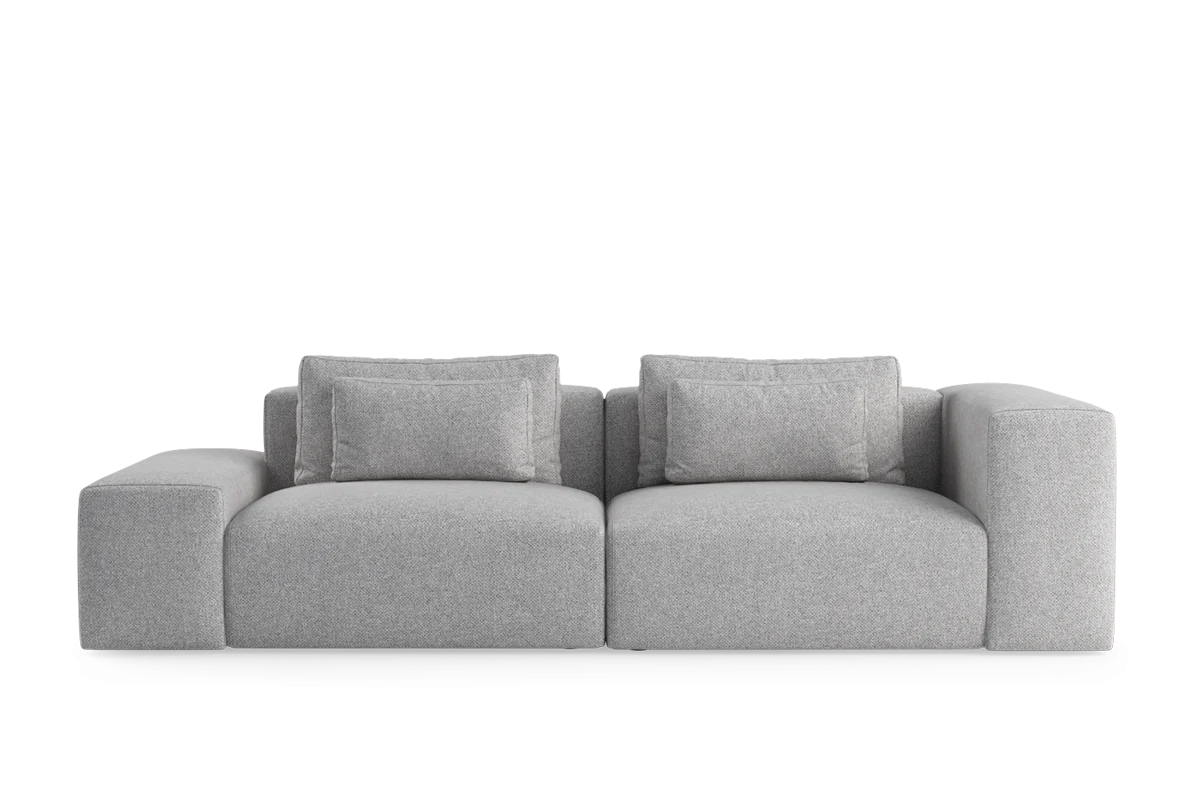 Sofa modułowa 4-osobowa prawostronna FLAVIO tapicerowany - Image 3