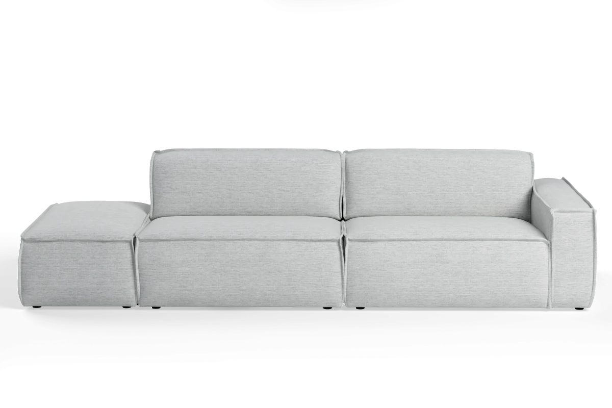 Sofa modułowa 4-osobowa prawostronna otwarta LUMO tapicerowany - Image 3