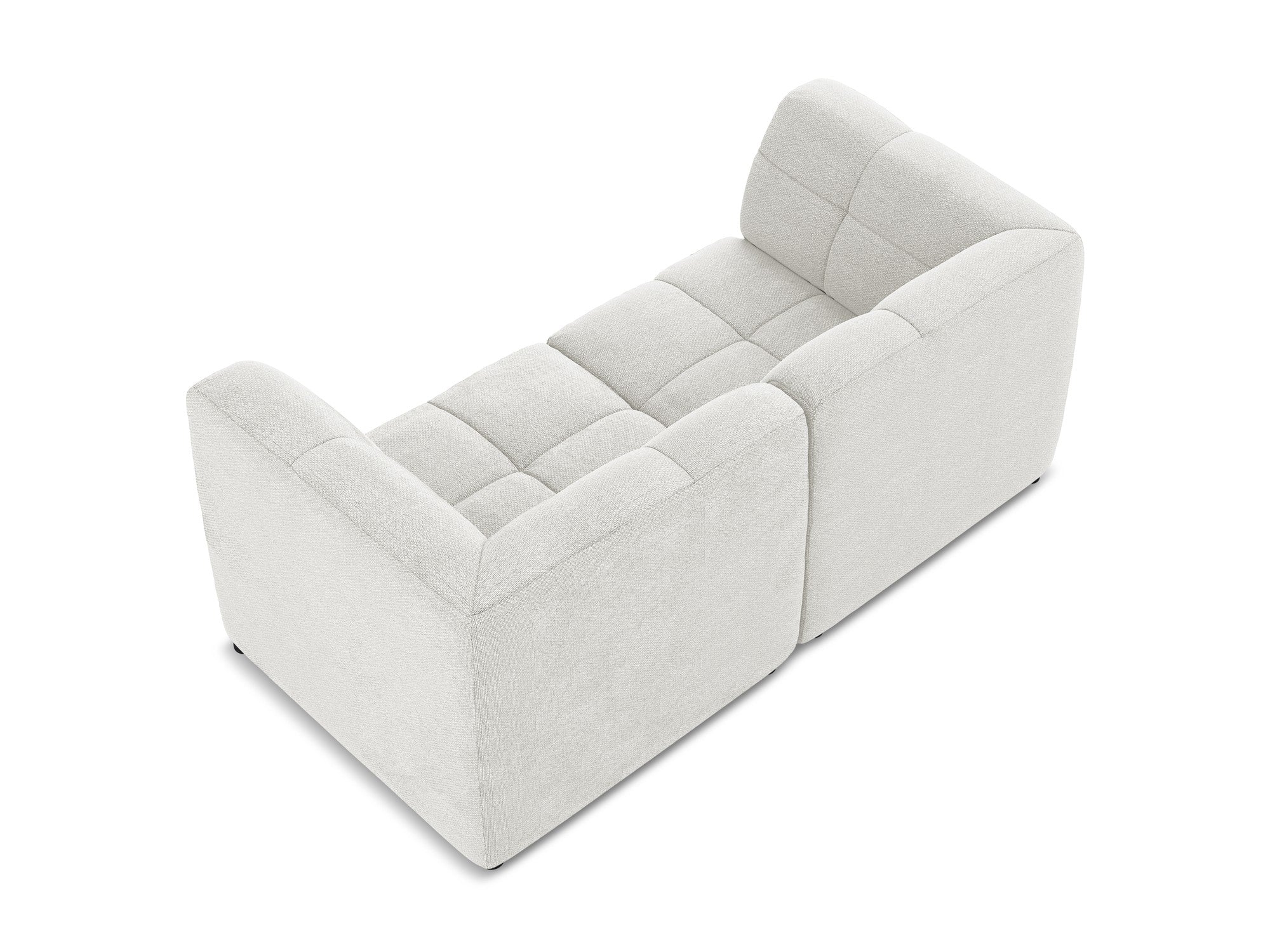 Sofa modułowa 2-osobowa ALOHA biały boucle - Image 5