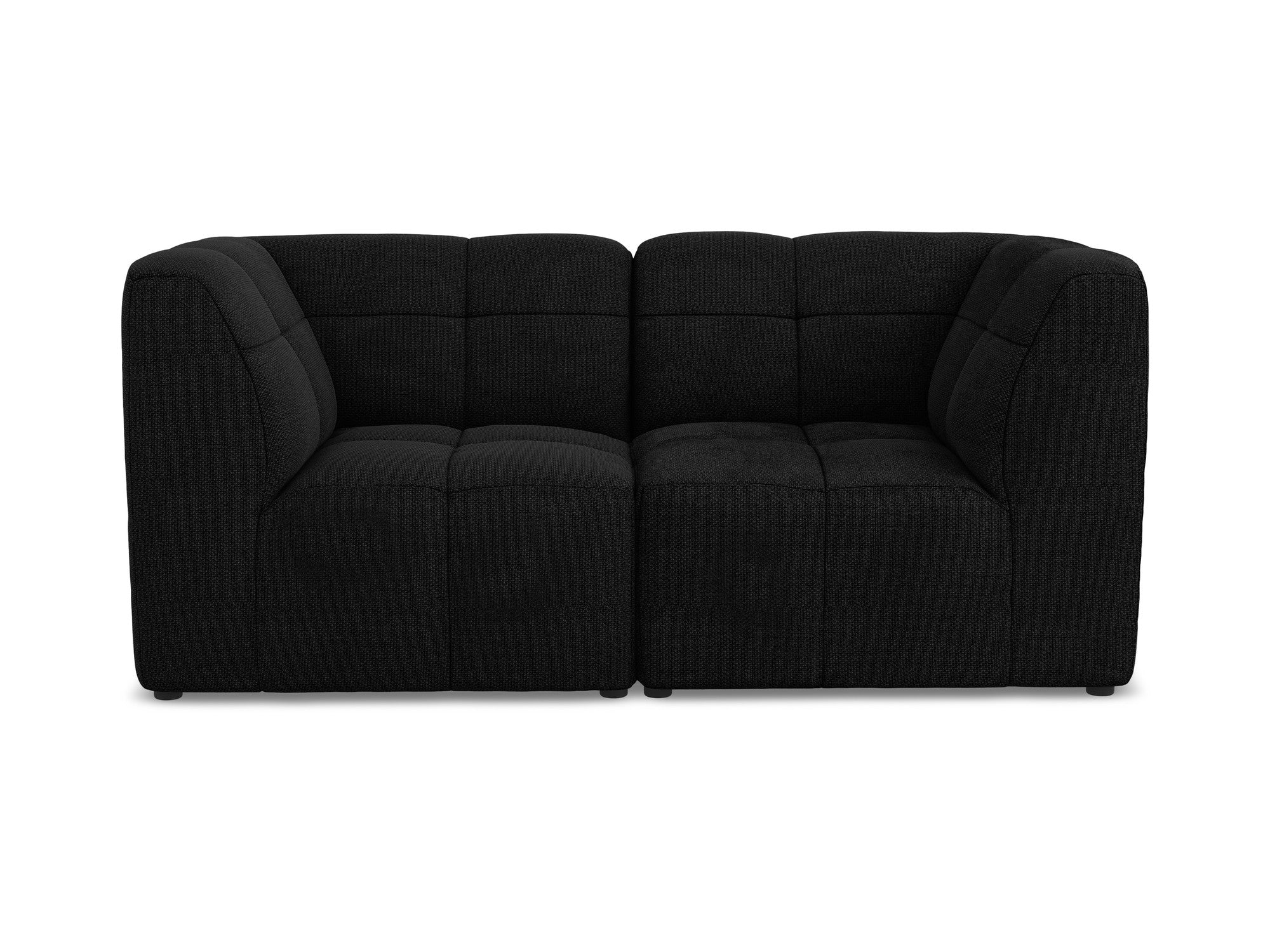 Sofa modułowa 2-osobowa ALOHA czarny boucle - Image 4