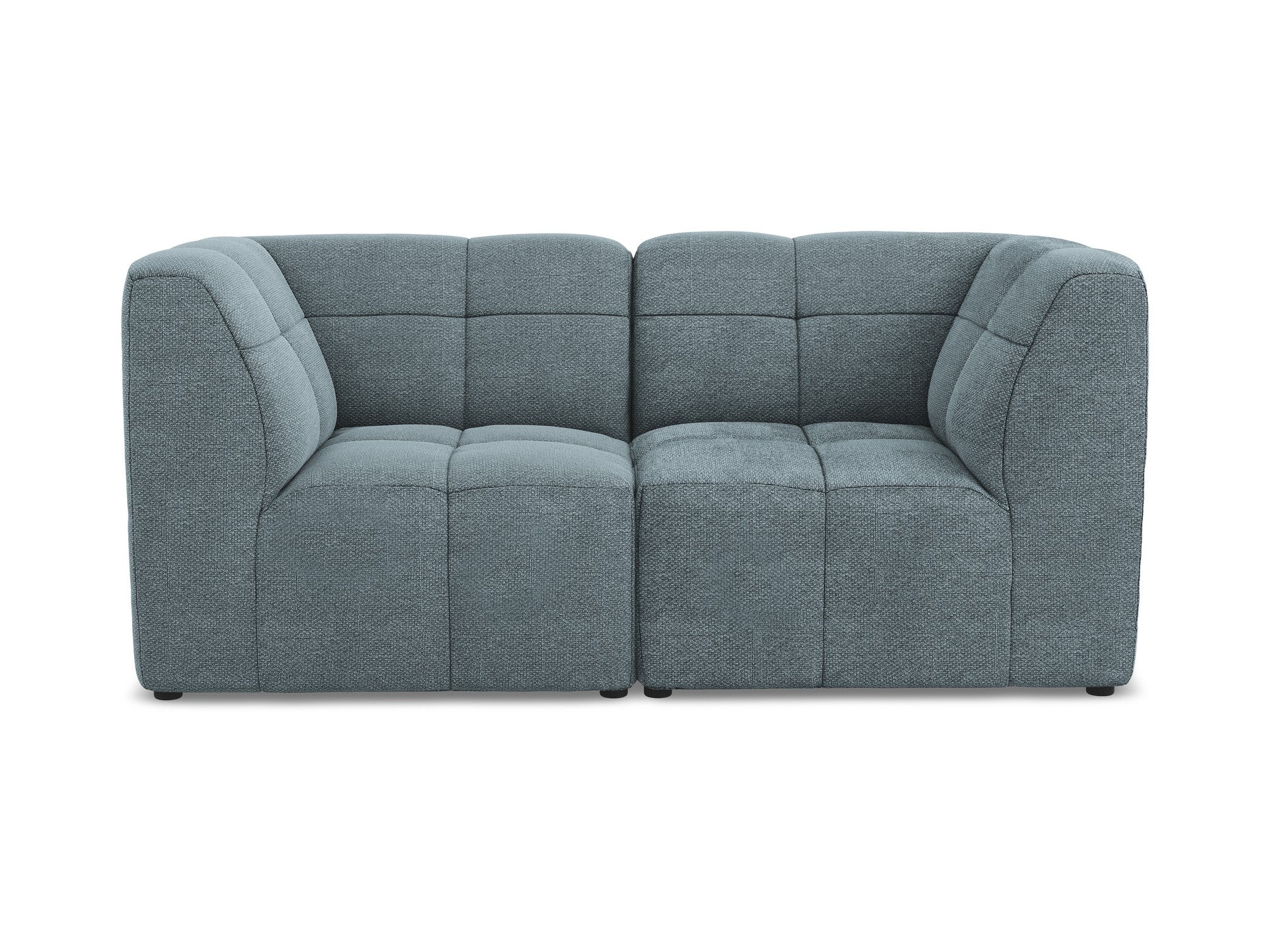 Sofa modułowa 2-osobowa ALOHA dżinsowy niebieski boucle - Image 3