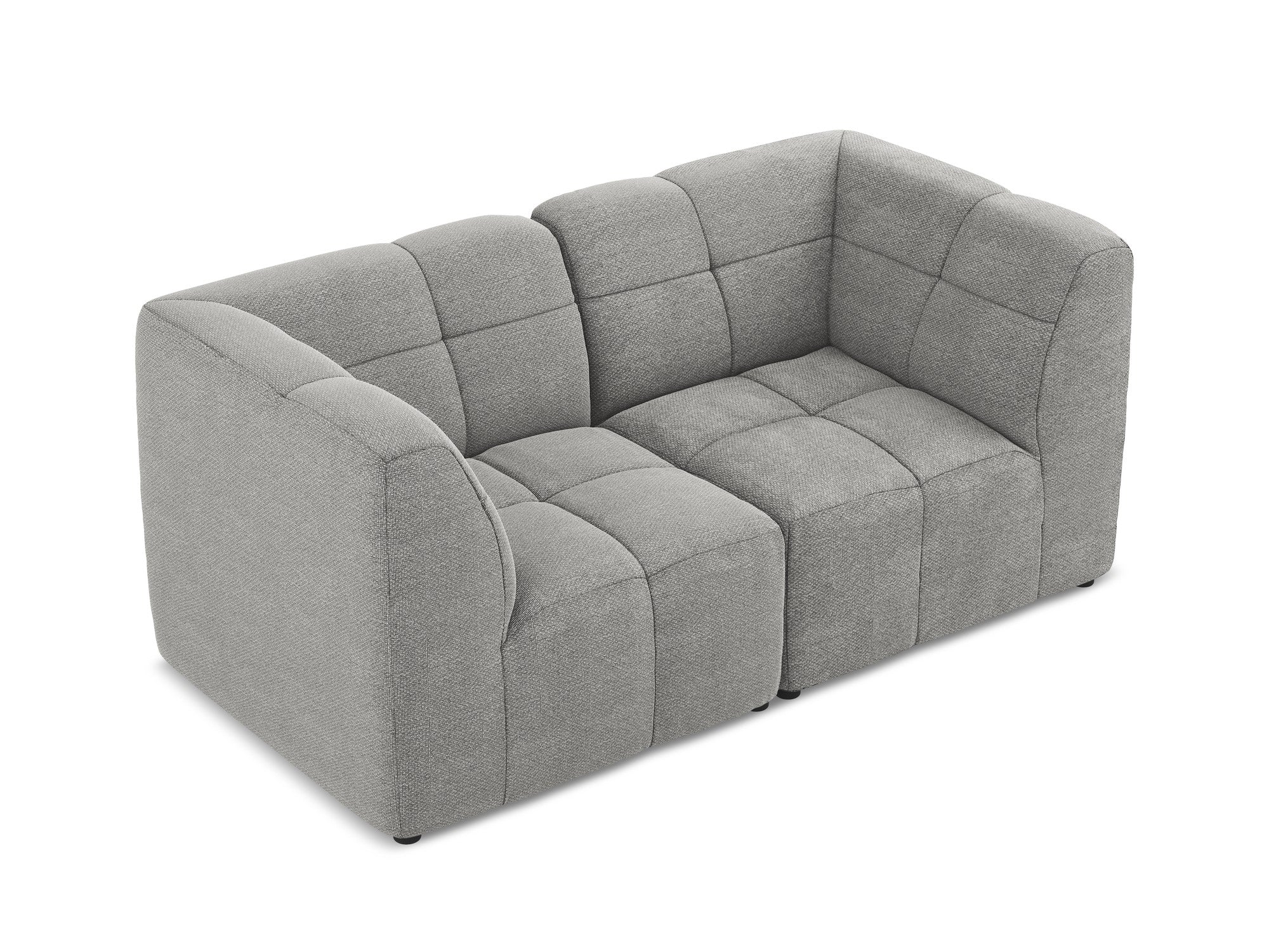 Sofa modułowa 2-osobowa ALOHA jasnoszary boucle - Image 4