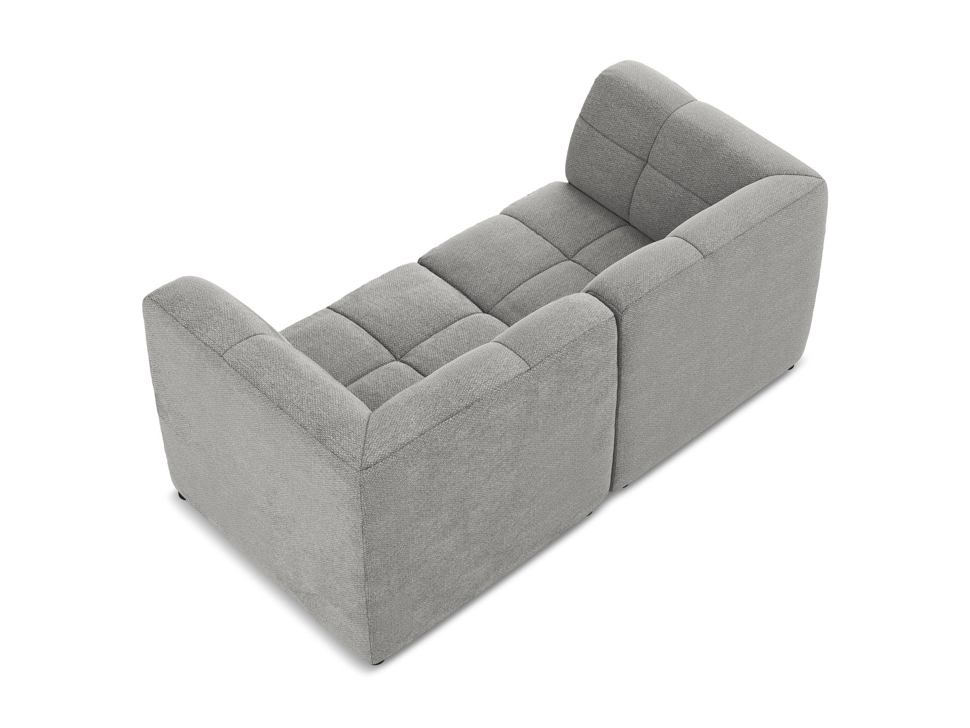 Sofa modułowa 2-osobowa ALOHA jasnoszary boucle - Image 5