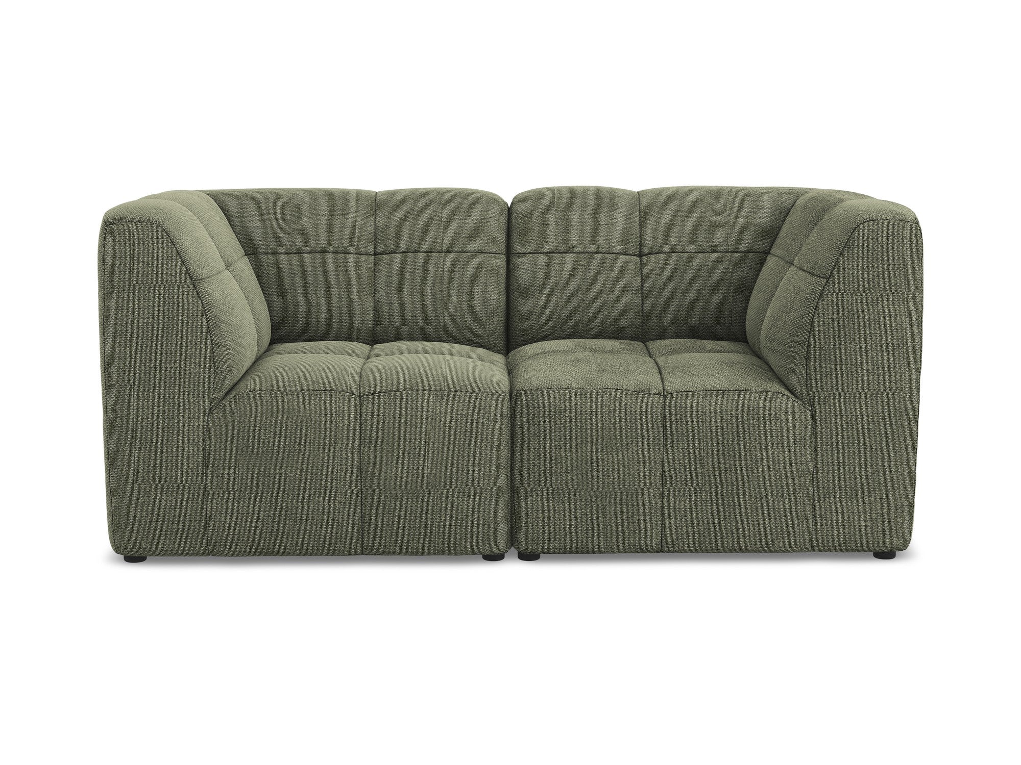 Sofa modułowa 2-osobowa ALOHA oliwkowy boucle - Image 3