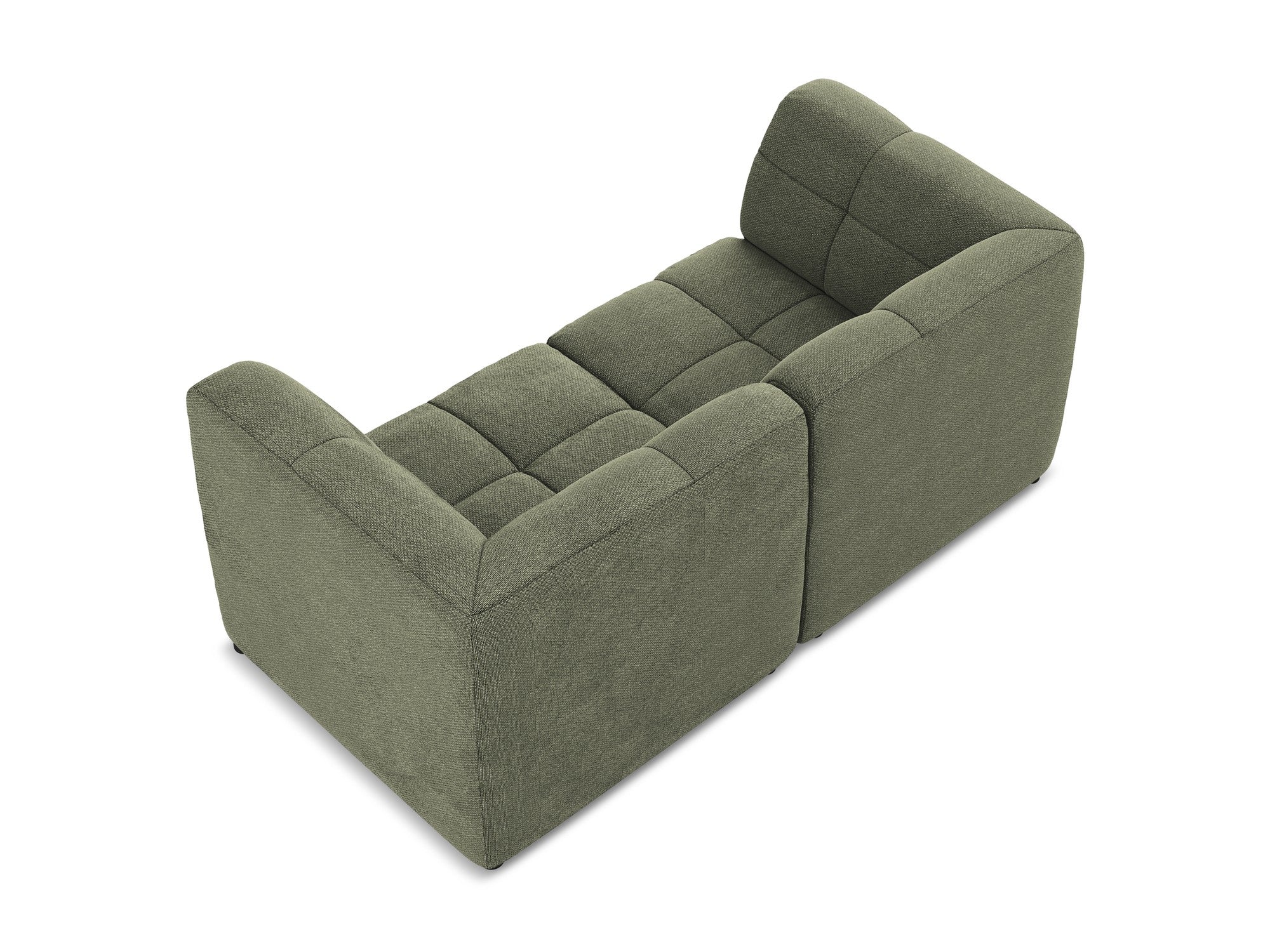 Sofa modułowa 2-osobowa ALOHA oliwkowy boucle - Image 5