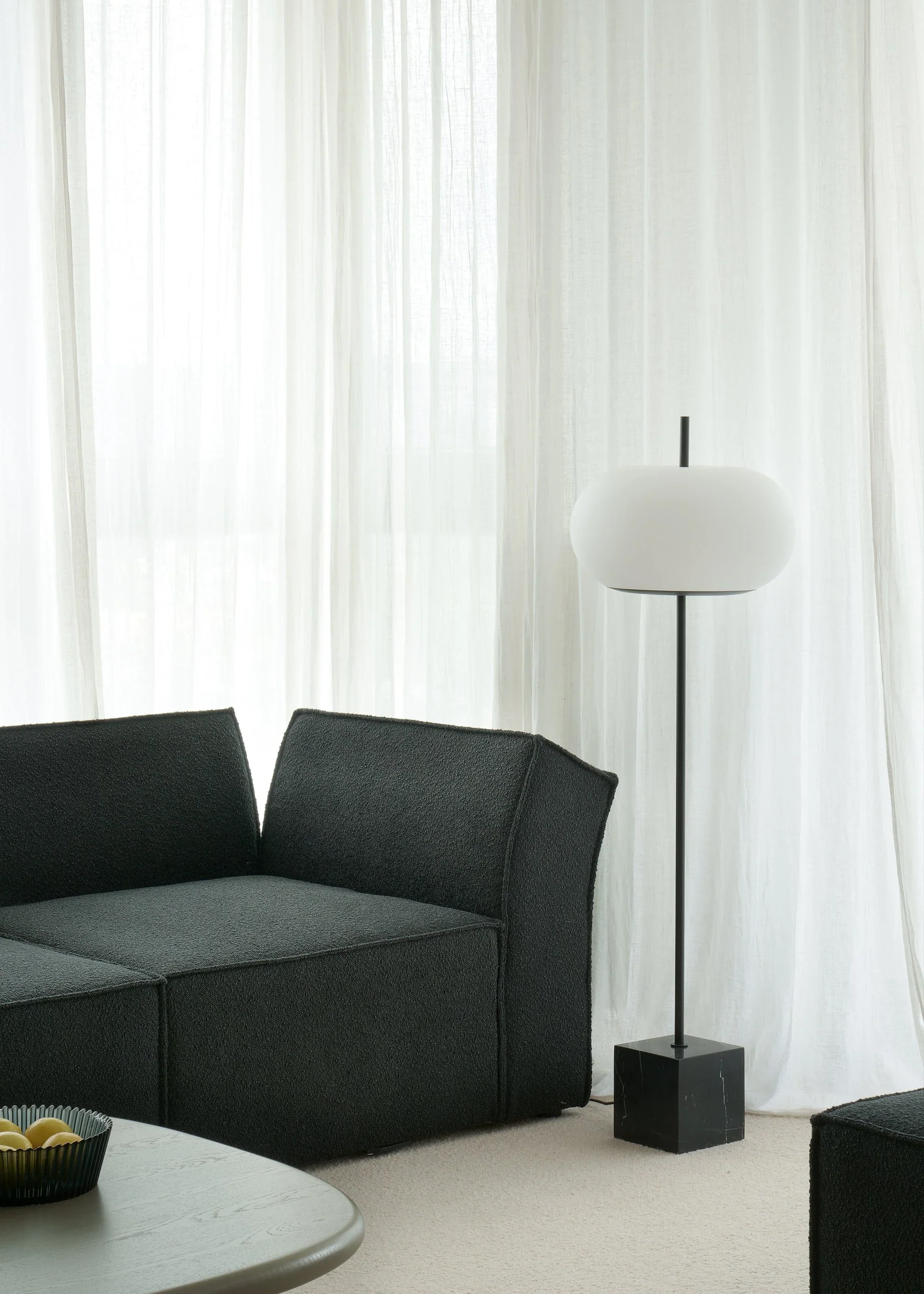 Sofa modułowa ANDO - puf szary - Image 4