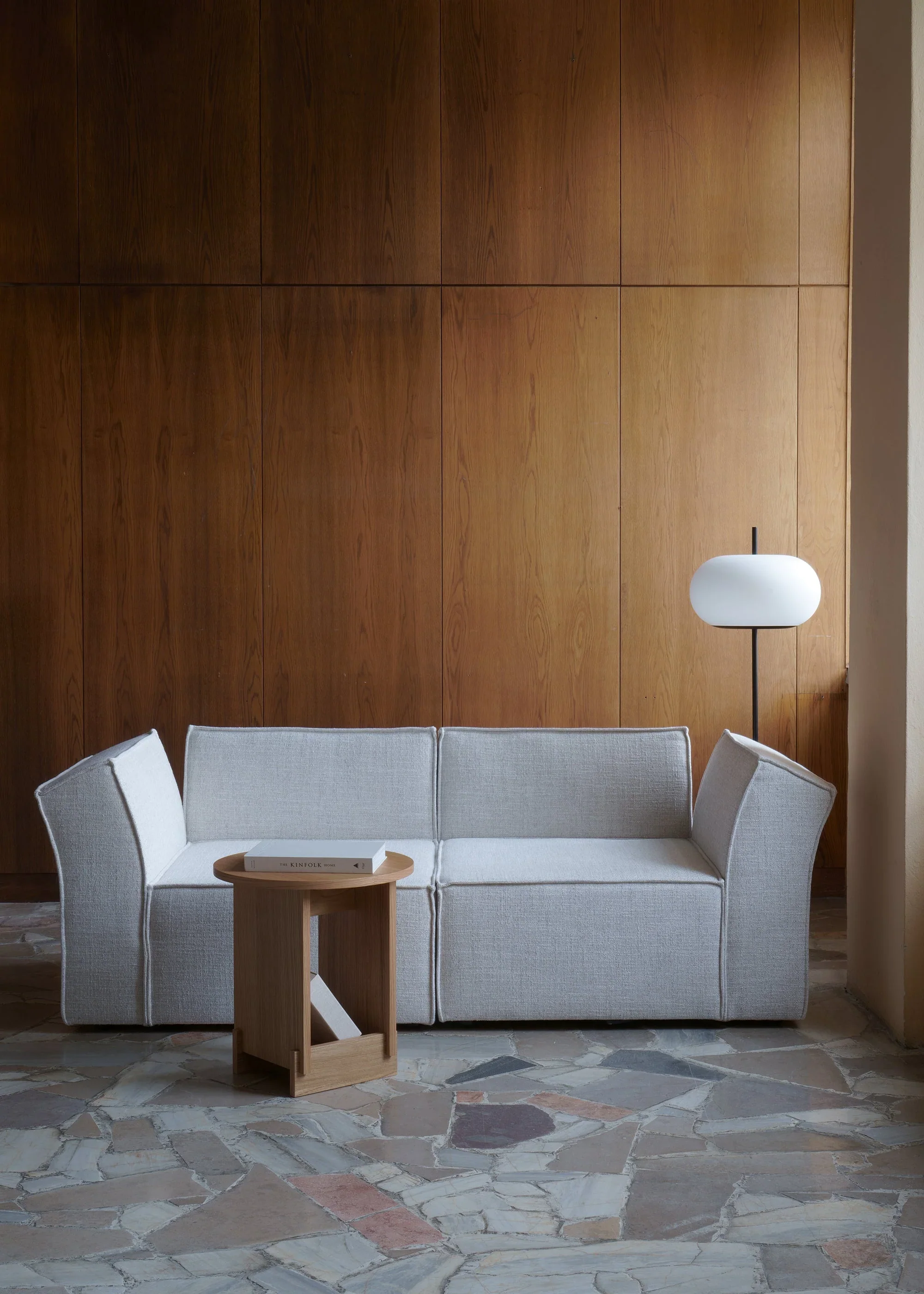 Sofa modułowa ANDO - puf szary - Image 6