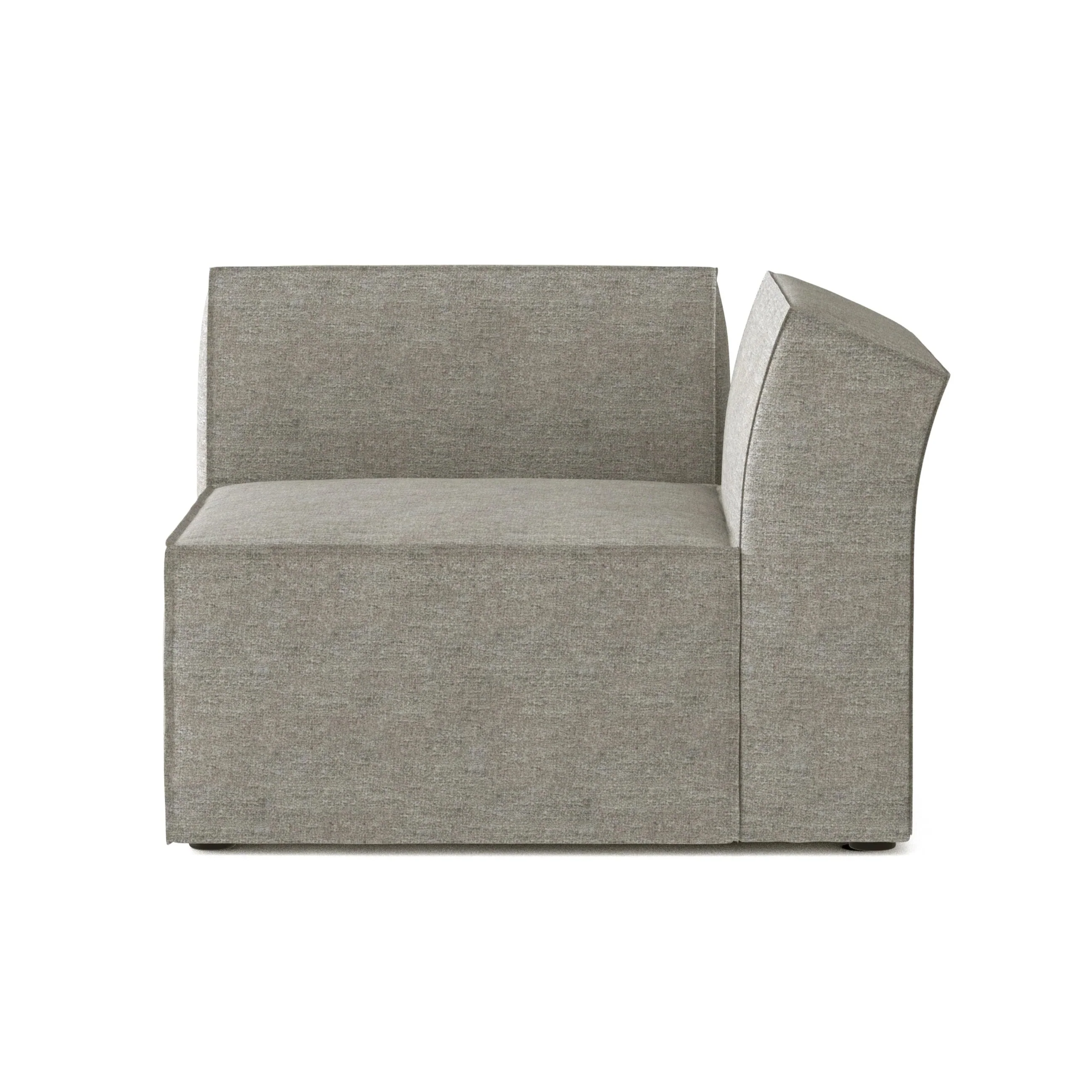 Sofa modułowa ANDO - moduł prawostronny szary