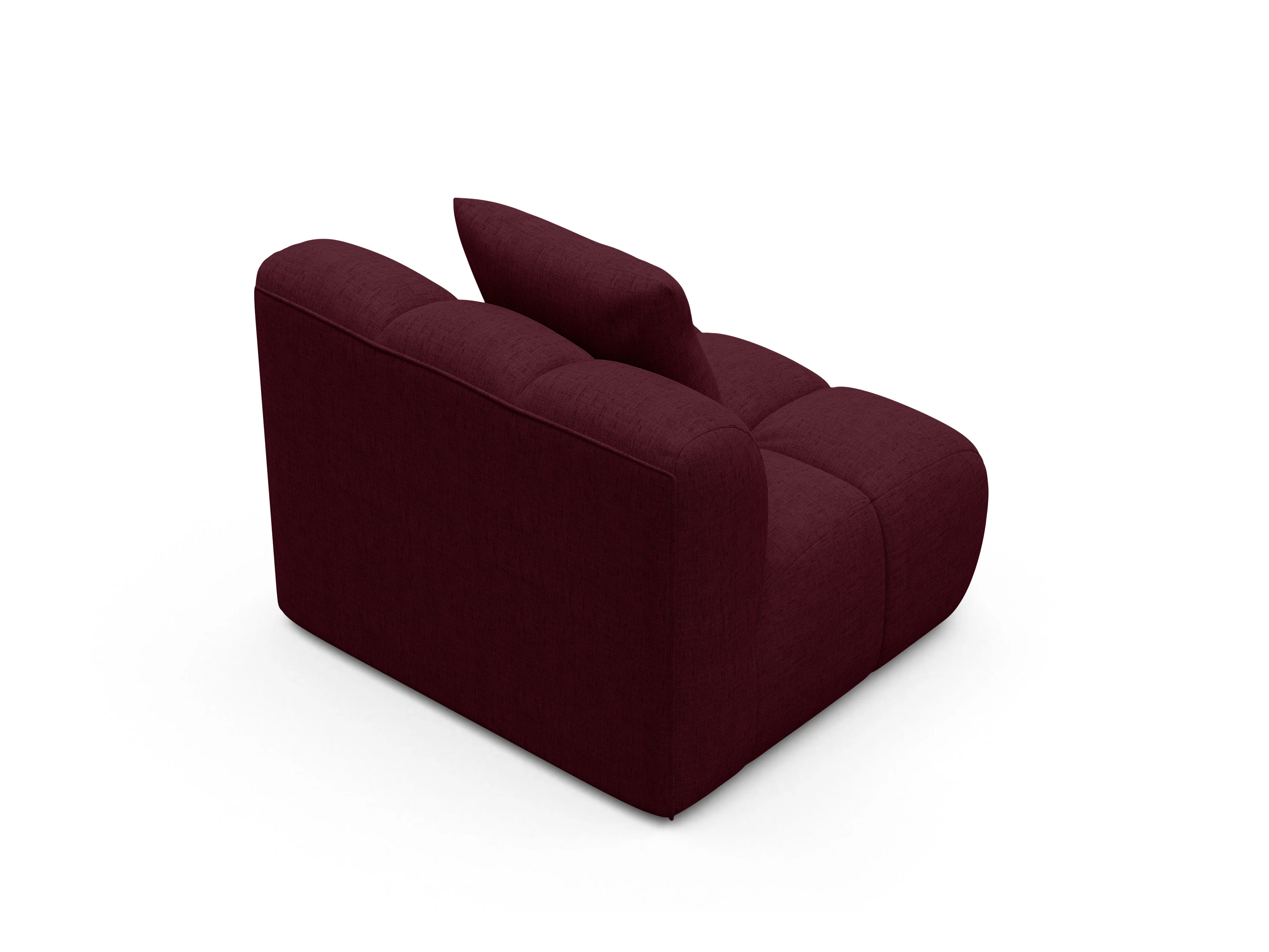Fotel / moduł ASTRO burgundowy szenil - Image 3